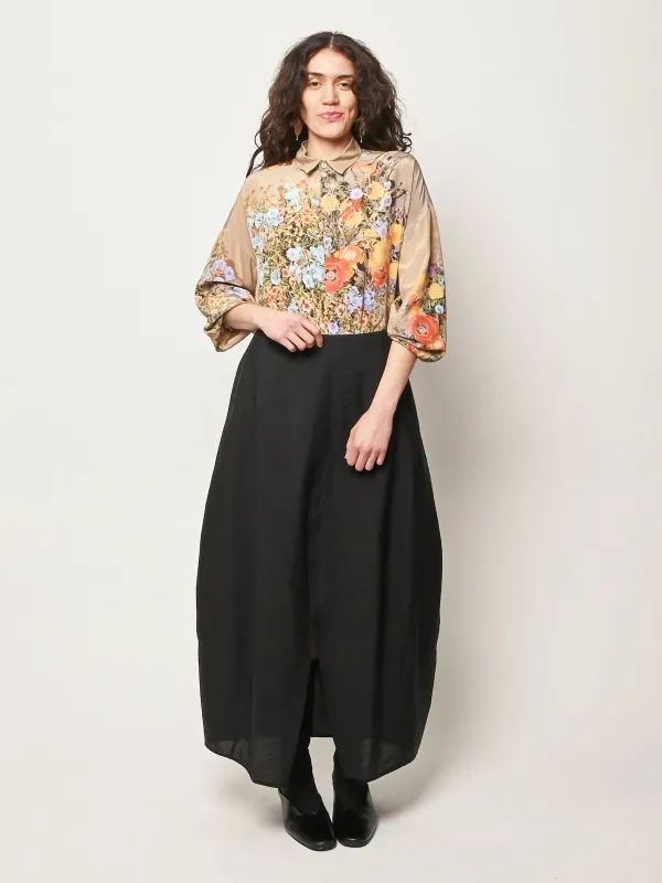 Black Parachute Skirt made by Toteme