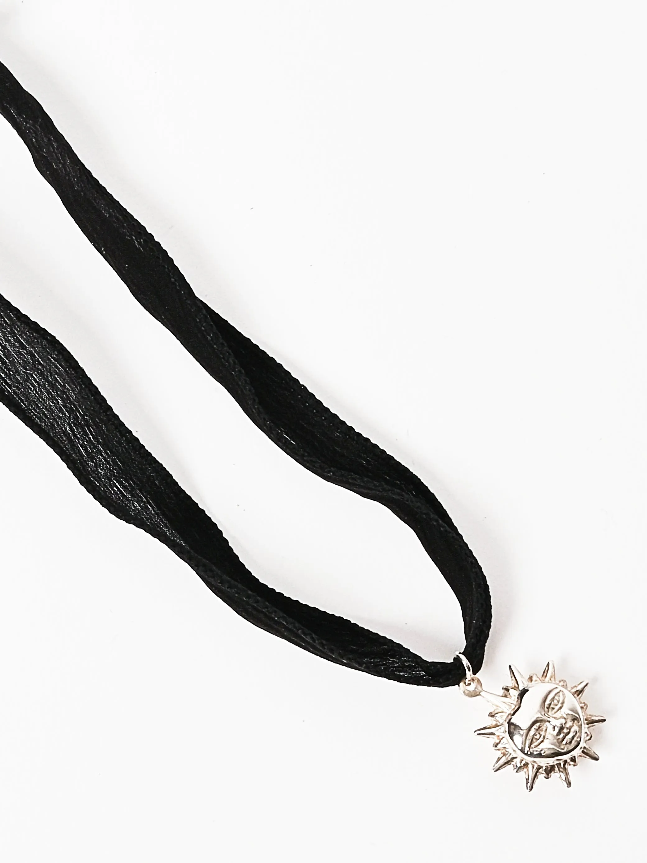 Puffed Sun On Silk Necklace sold by Frances May Houseline product image thumbnail 2