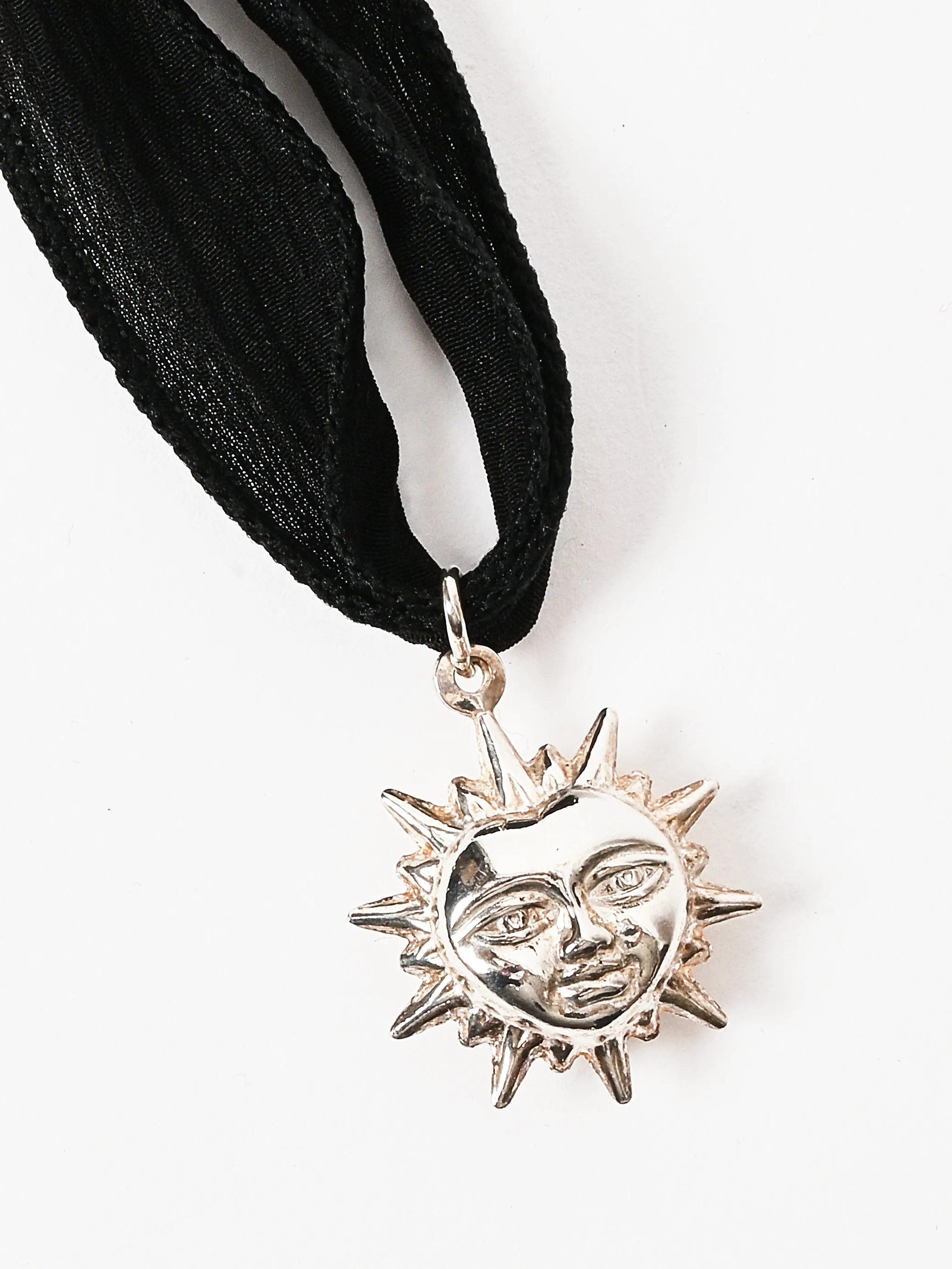 Puffed Sun On Silk Necklace sold by Frances May Houseline product image thumbnail 4