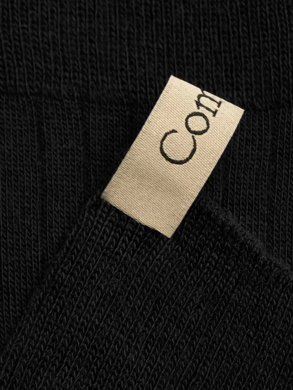 Black The Tall Yves Sock made by Comme Si
