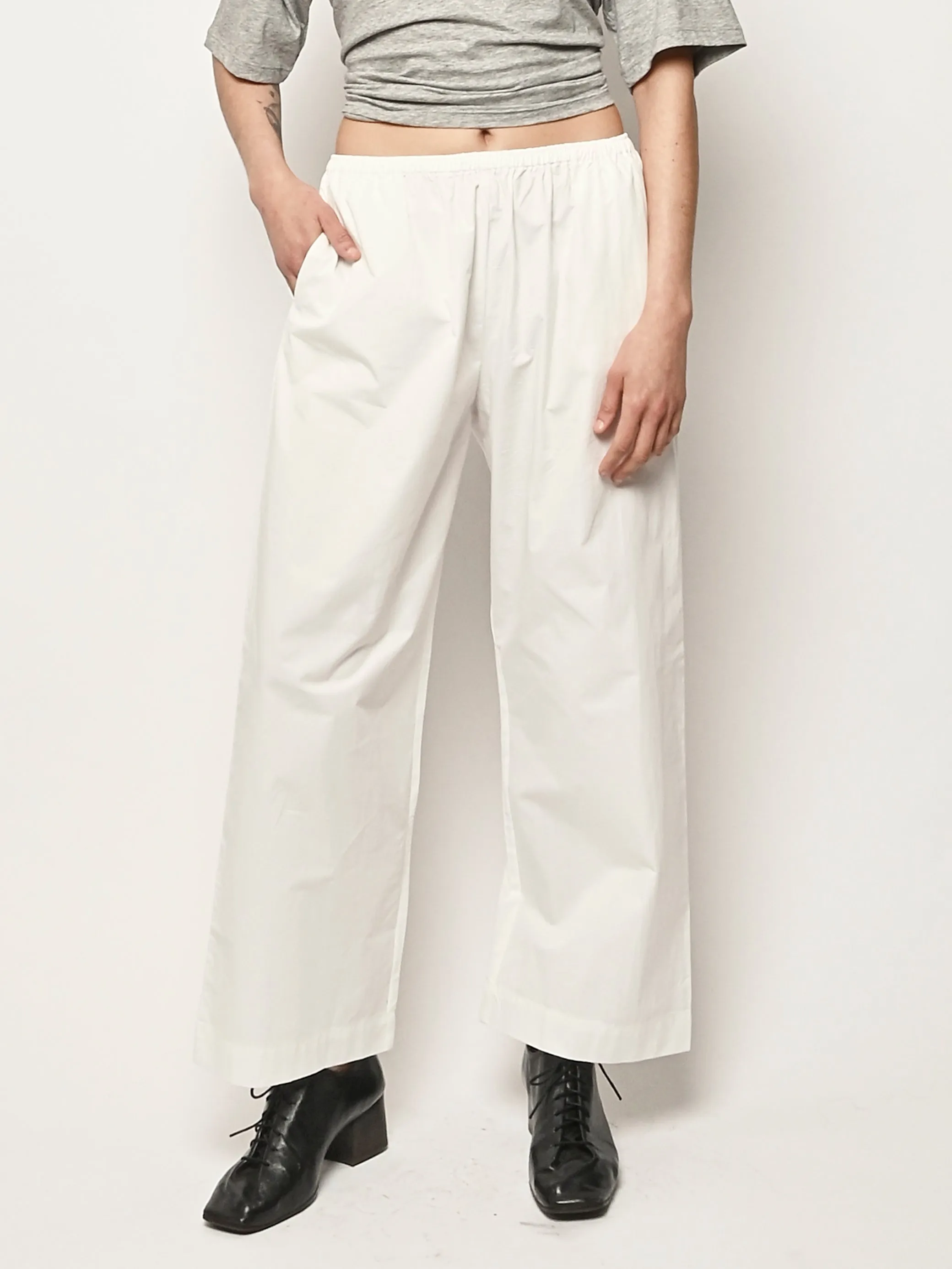 White Ease Trouser sold by Frances May Houseline product image thumbnail 2