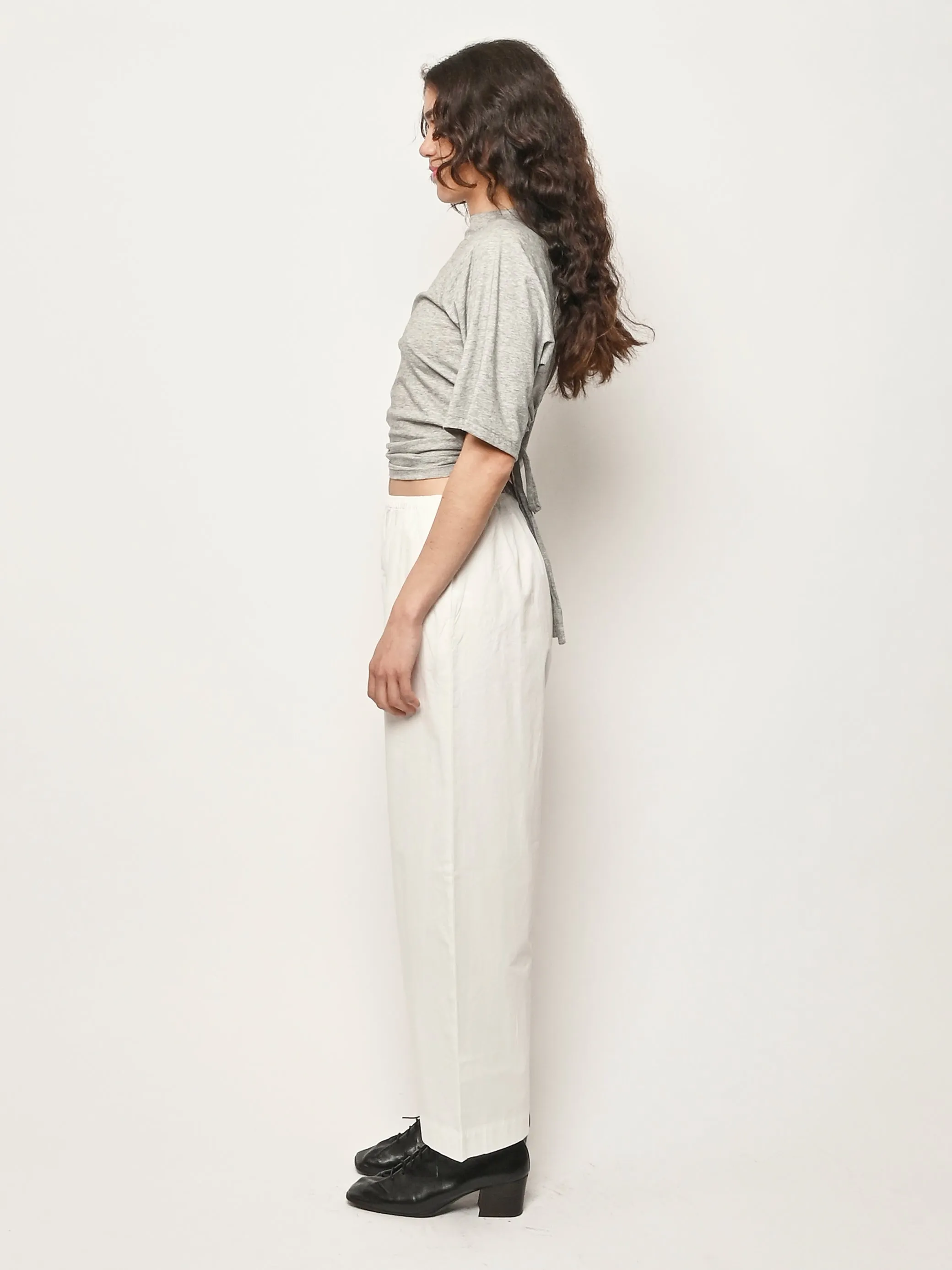 White Ease Trouser sold by Frances May Houseline product image thumbnail 5