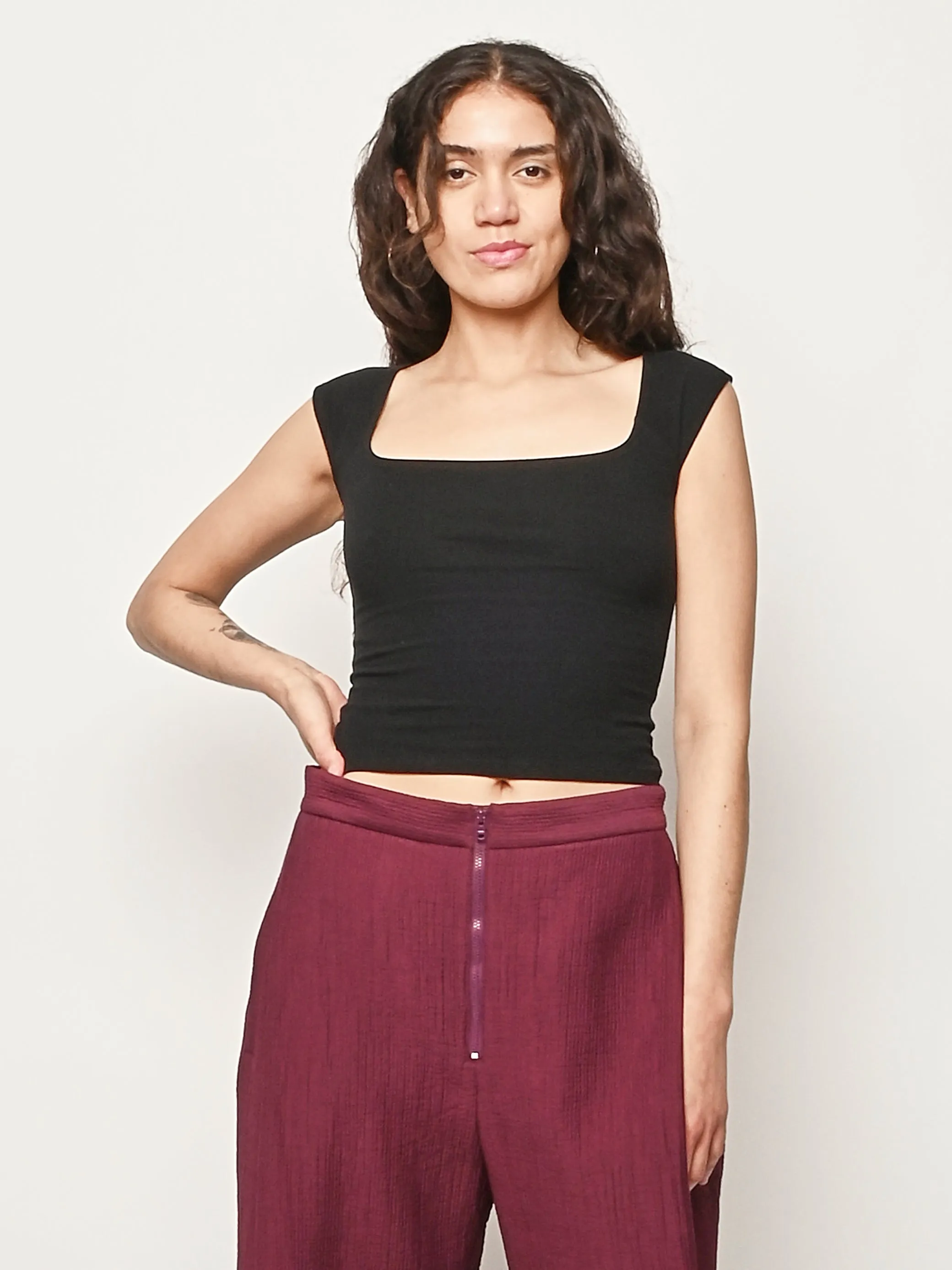 Black El Tigre Everyday Top sold by Frances May Houseline product image thumbnail 2