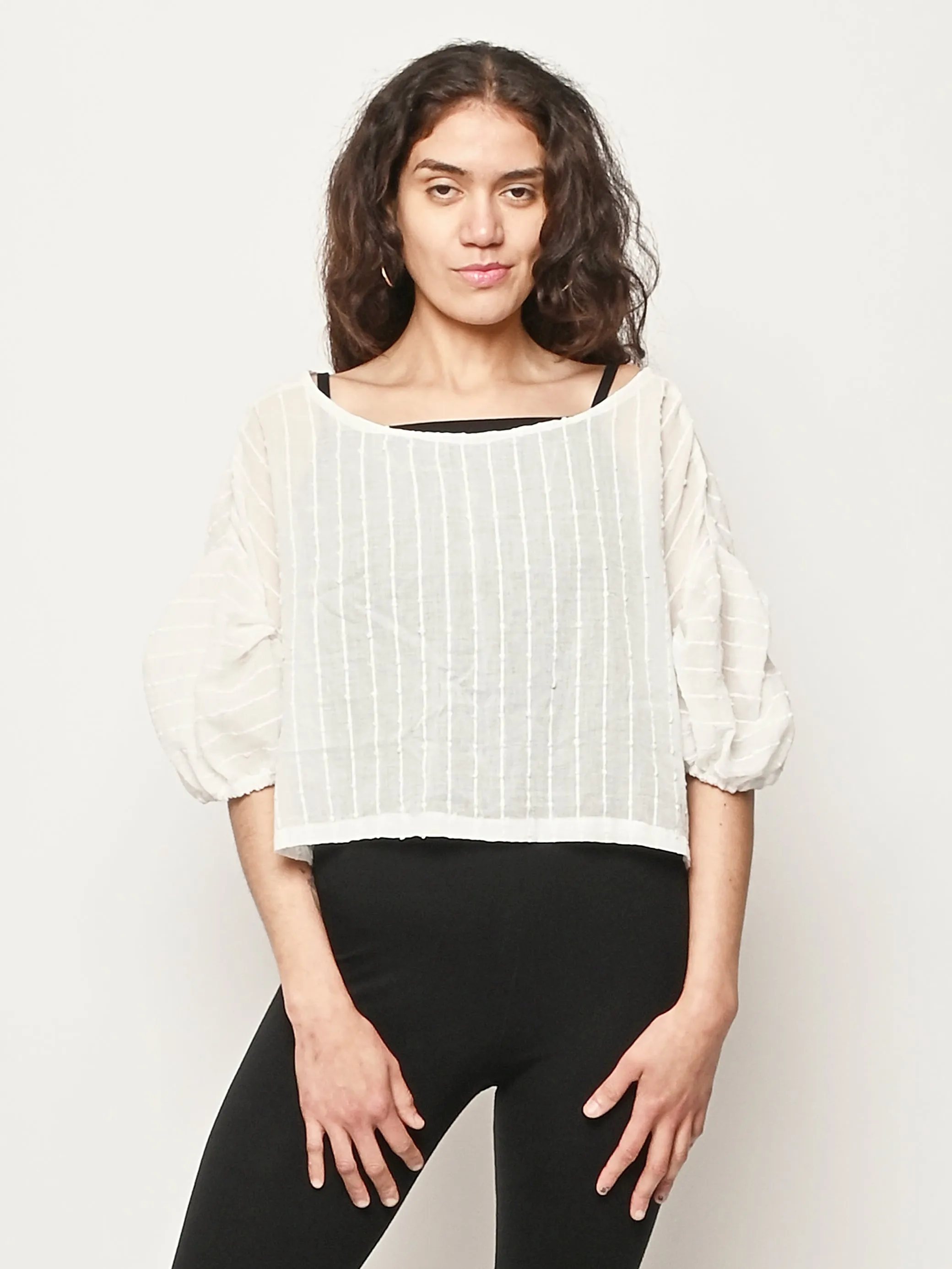 Snowdrop White Top sold by Frances May Houseline product image thumbnail 2