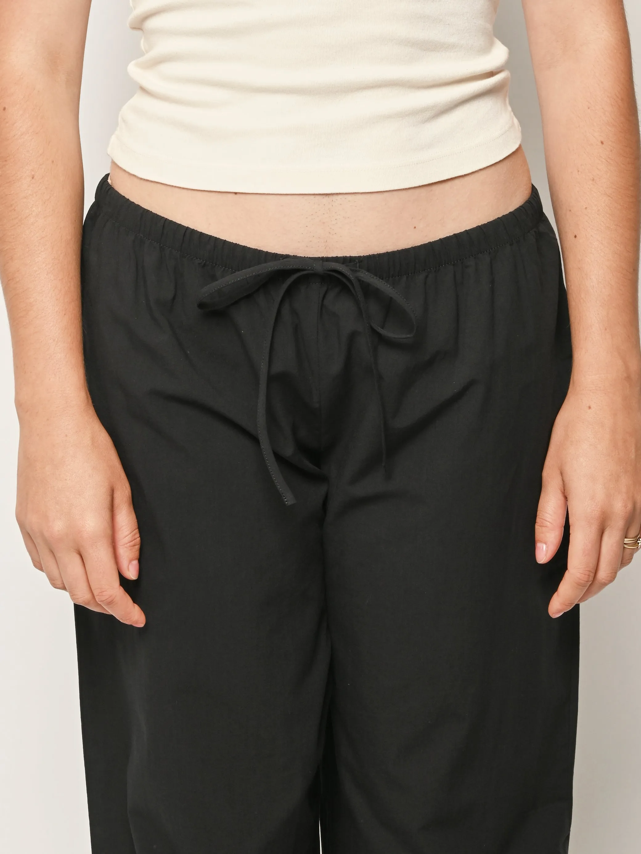 Black Cotton Voile The Pant sold by Frances May Houseline product image thumbnail 3