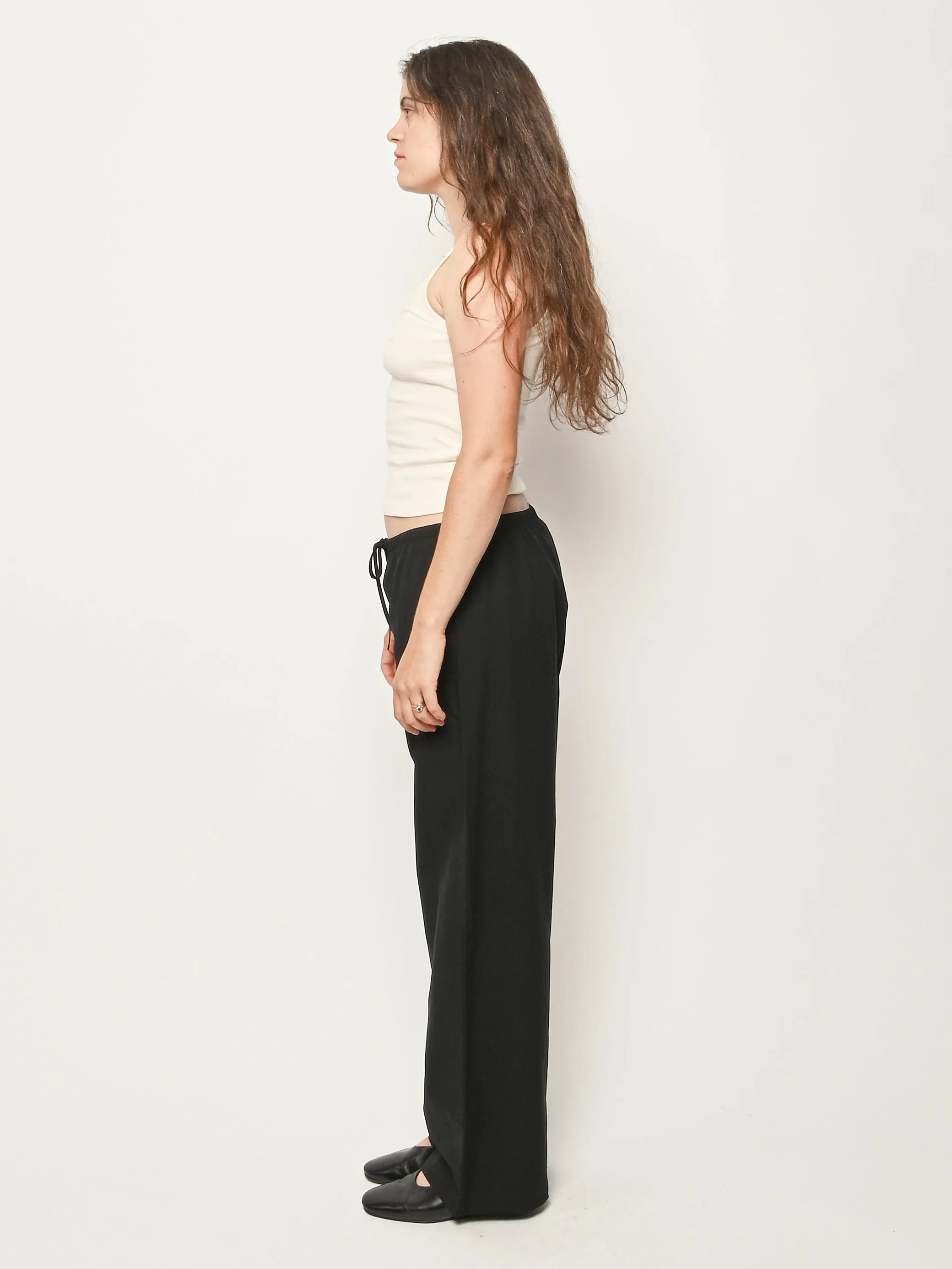 Black Cotton Voile The Pant sold by Frances May Houseline product image thumbnail 4