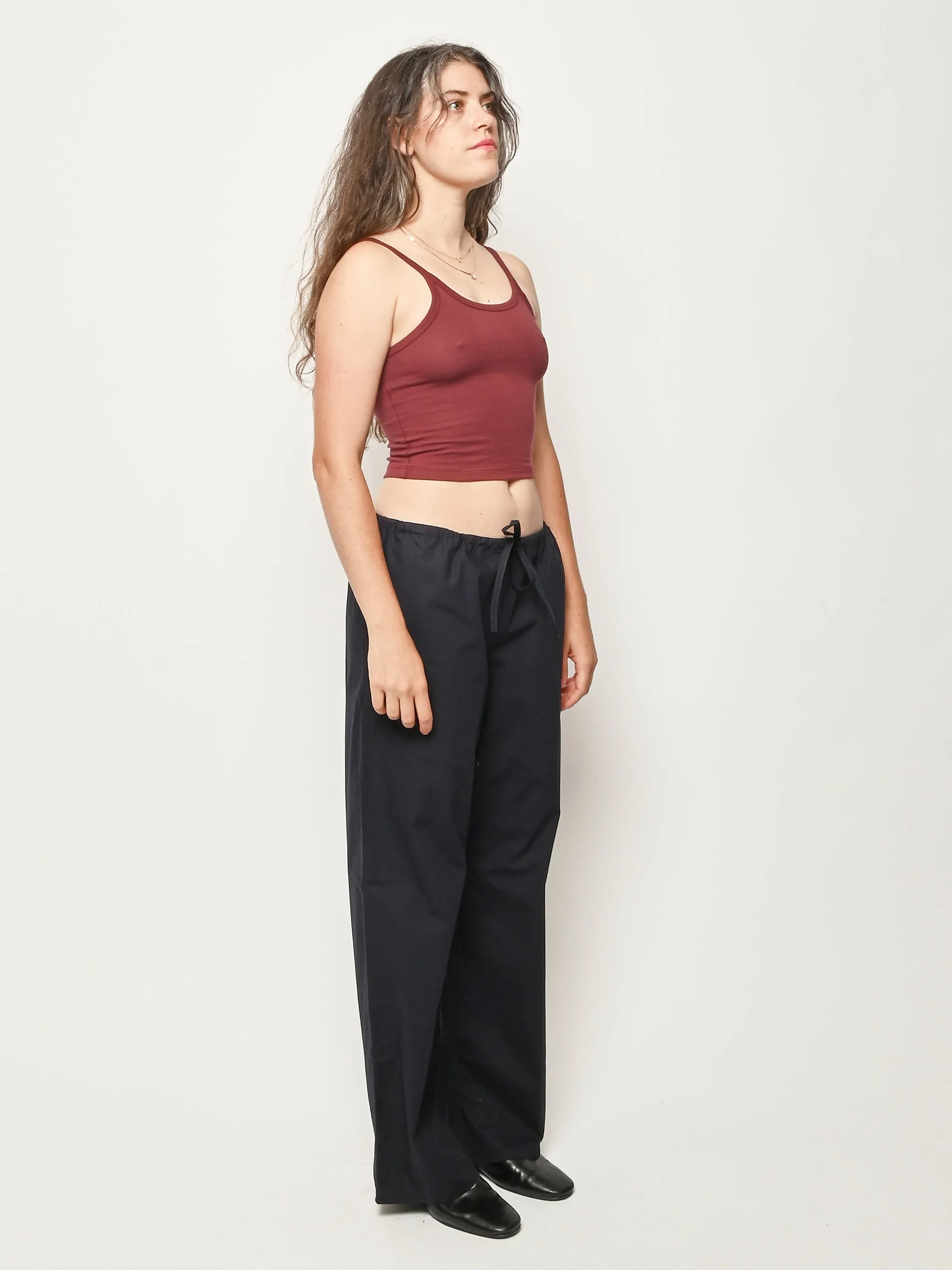 Navy Josephine Lengthened Trousers sold by Frances May Houseline product image thumbnail 5