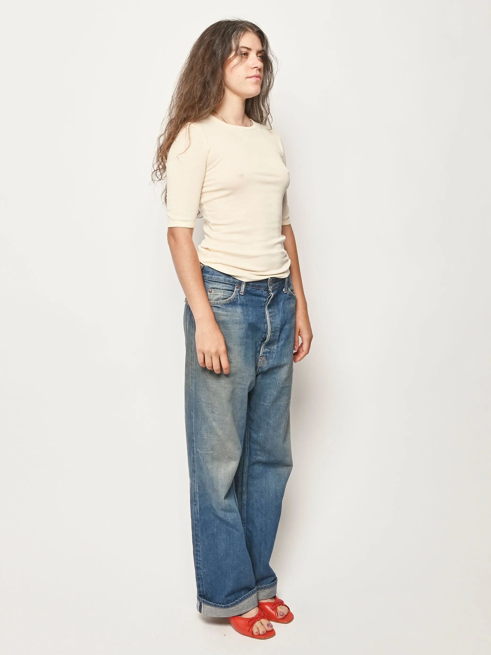 Off White Anna Tee sold by Frances May Houseline product image thumbnail 4
