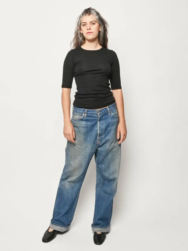 Black Anna Tee made by FLORE FLORE