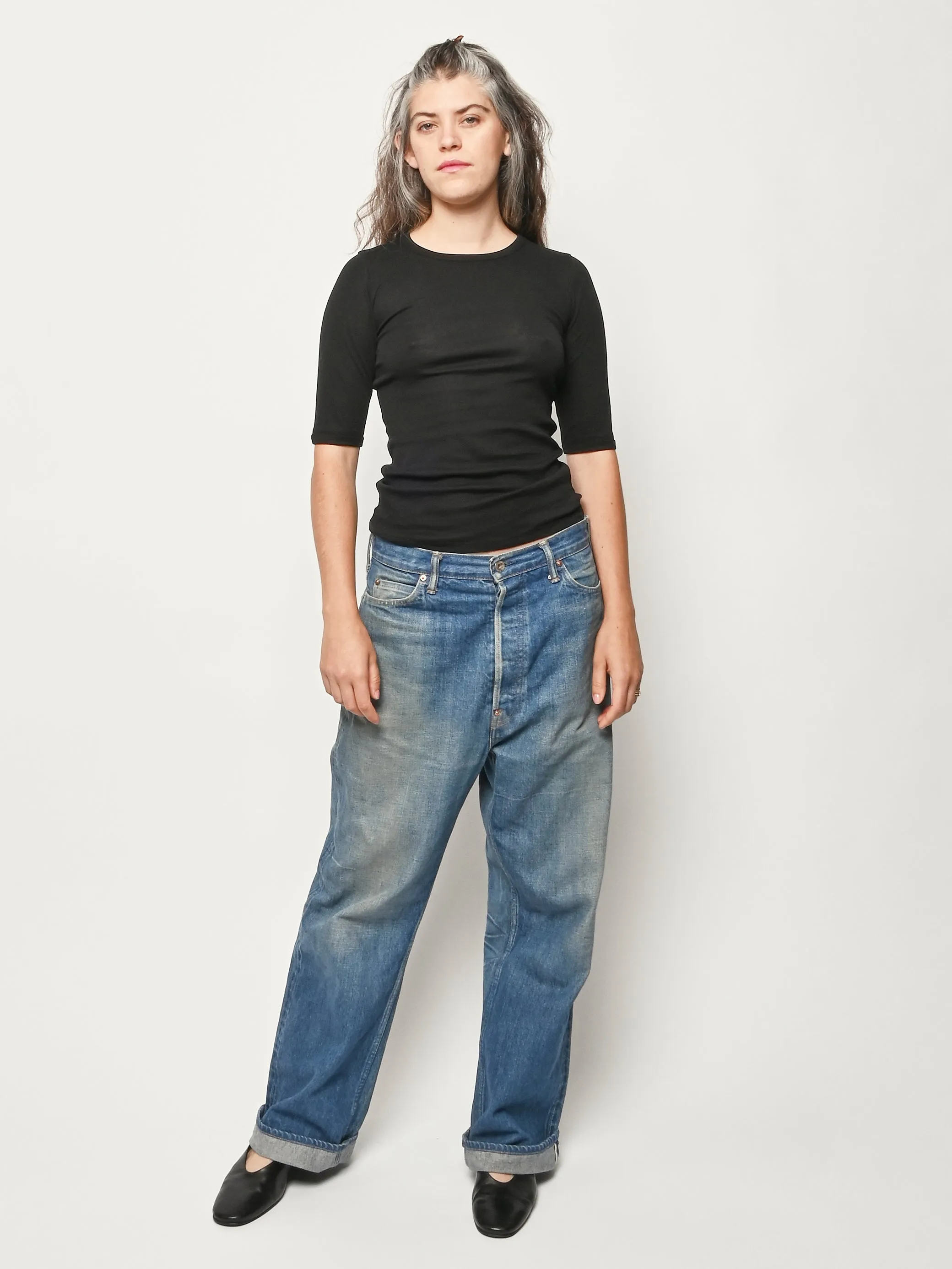 Black Anna Tee sold by Frances May Houseline