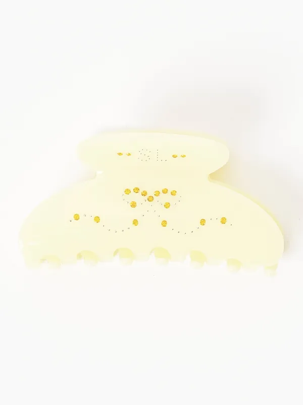 Lemon Princess Hair Claw made by Sandy Liang