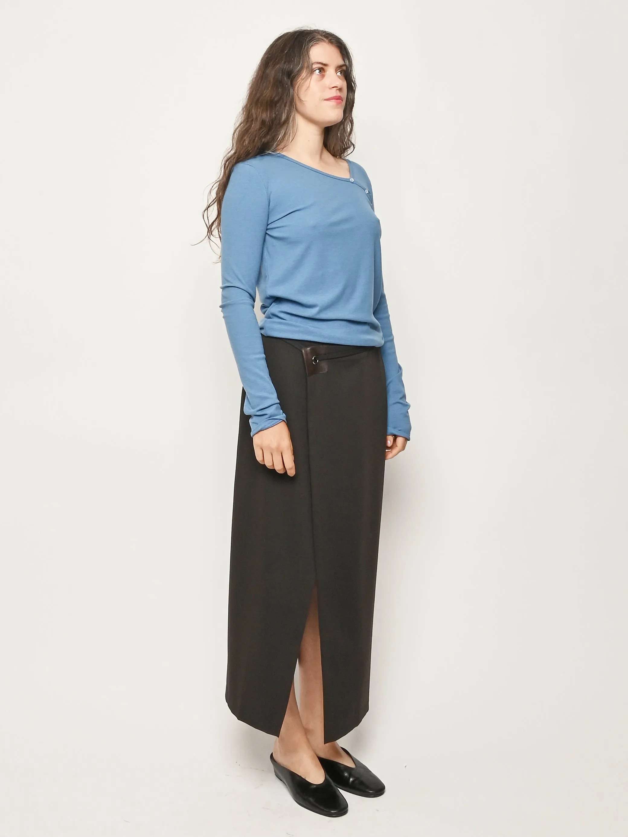 Aqua Multi Button Top sold by Frances May Houseline product image thumbnail 5
