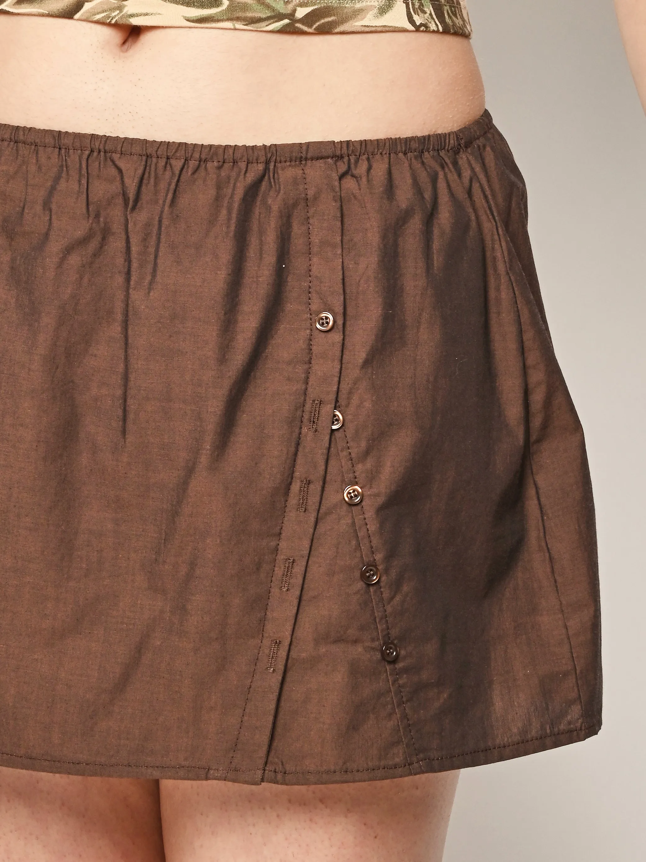 Toast Pleat Split Skirt sold by Frances May Houseline product image thumbnail 4