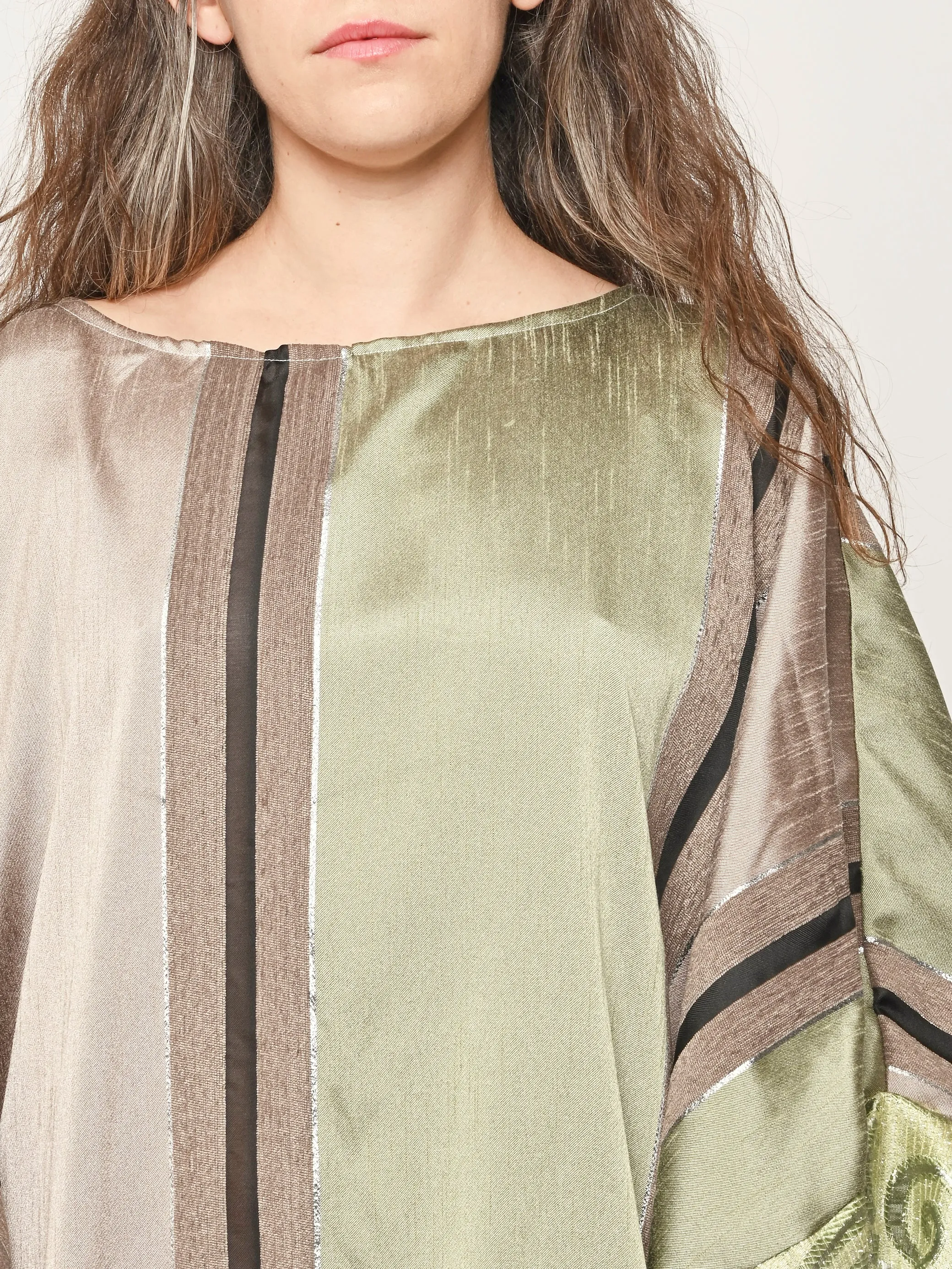 Lime Green/Taupe Dress sold by Frances May Houseline product image thumbnail 3