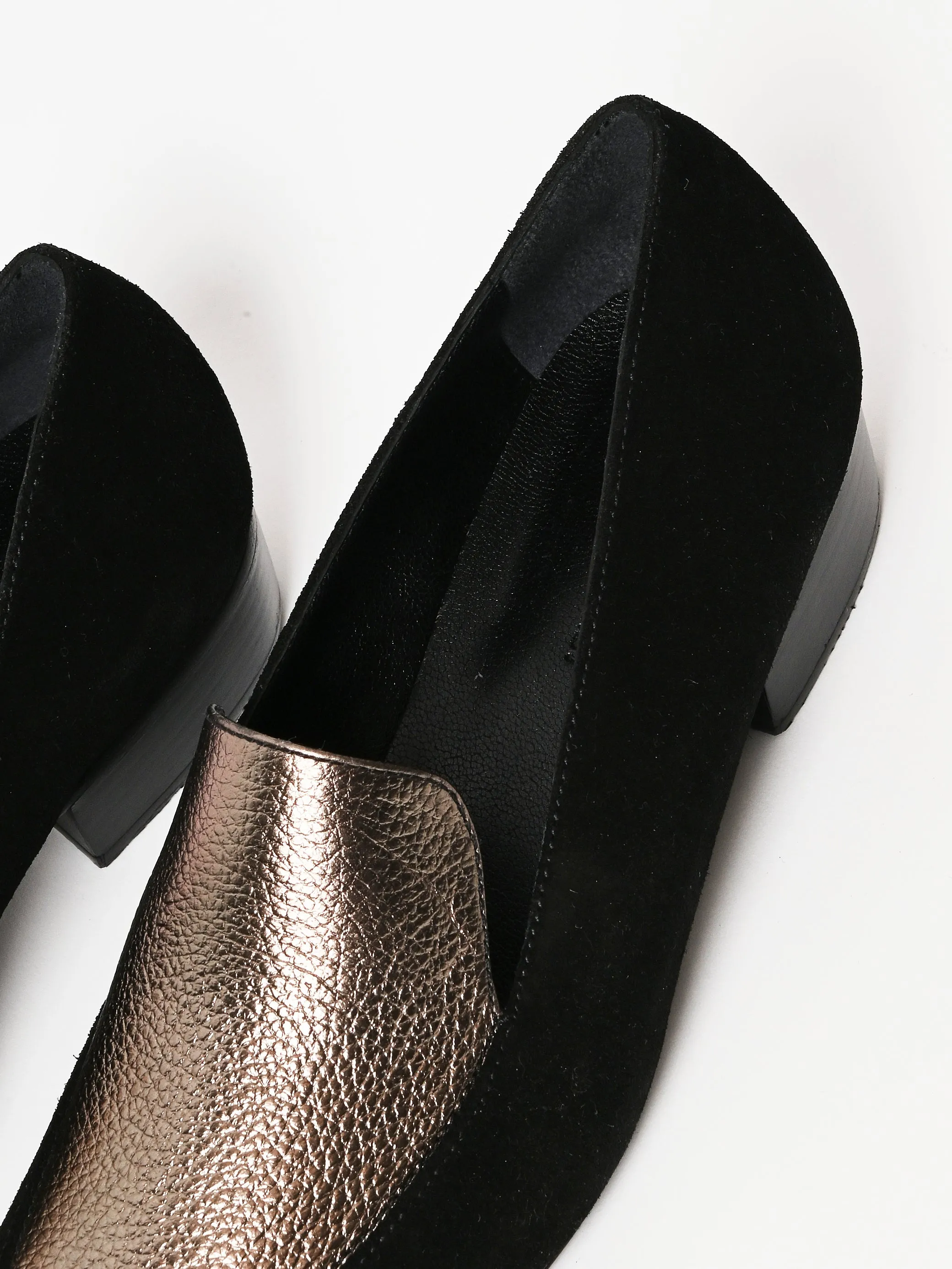Black Multi Cheater Loafer sold by Frances May Houseline product image thumbnail 4