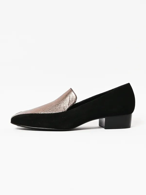 Black Multi Cheater Loafer made by Rachel Comey