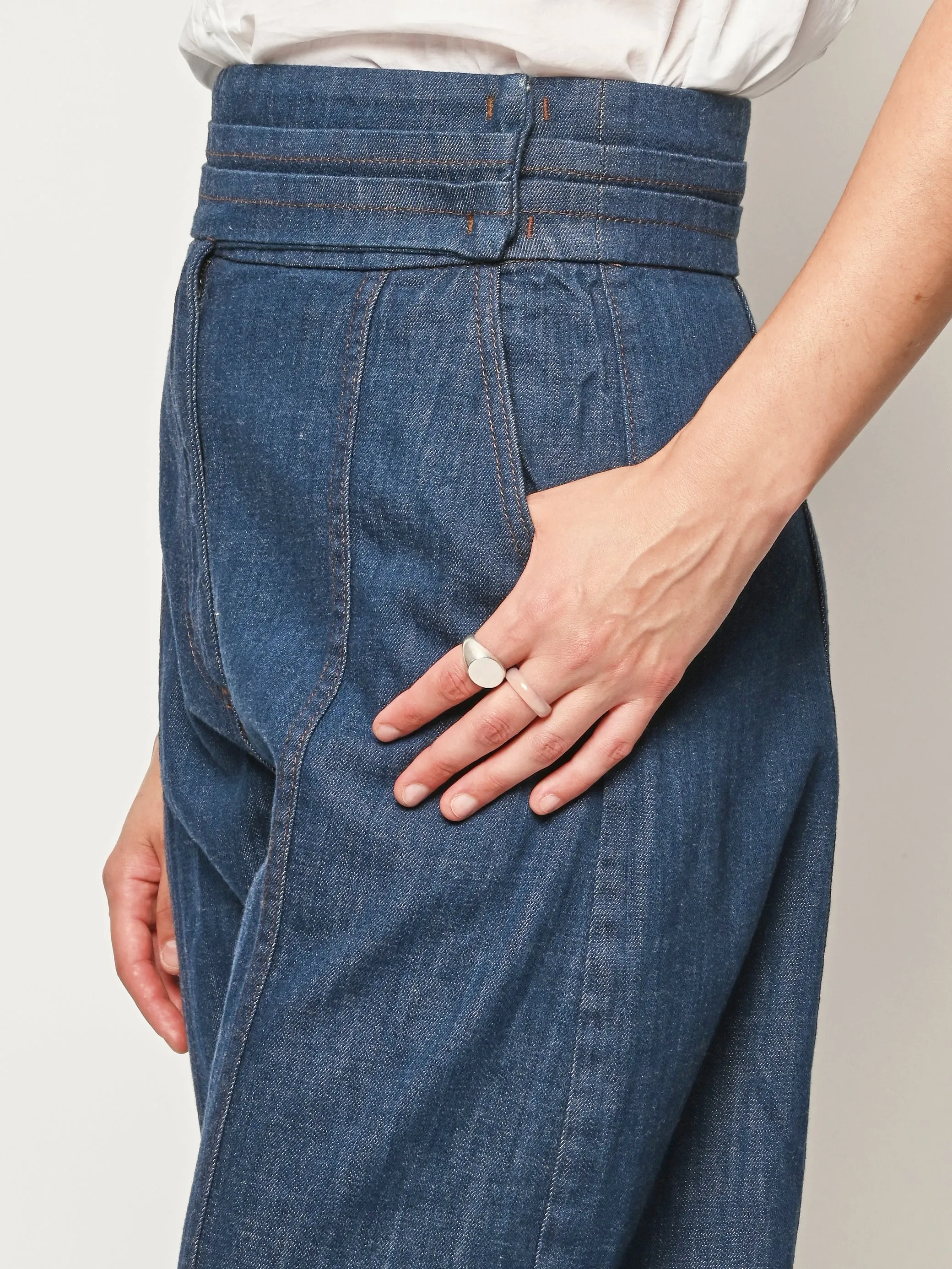 Raw Wash Nite Pant sold by Frances May Houseline product image thumbnail 3