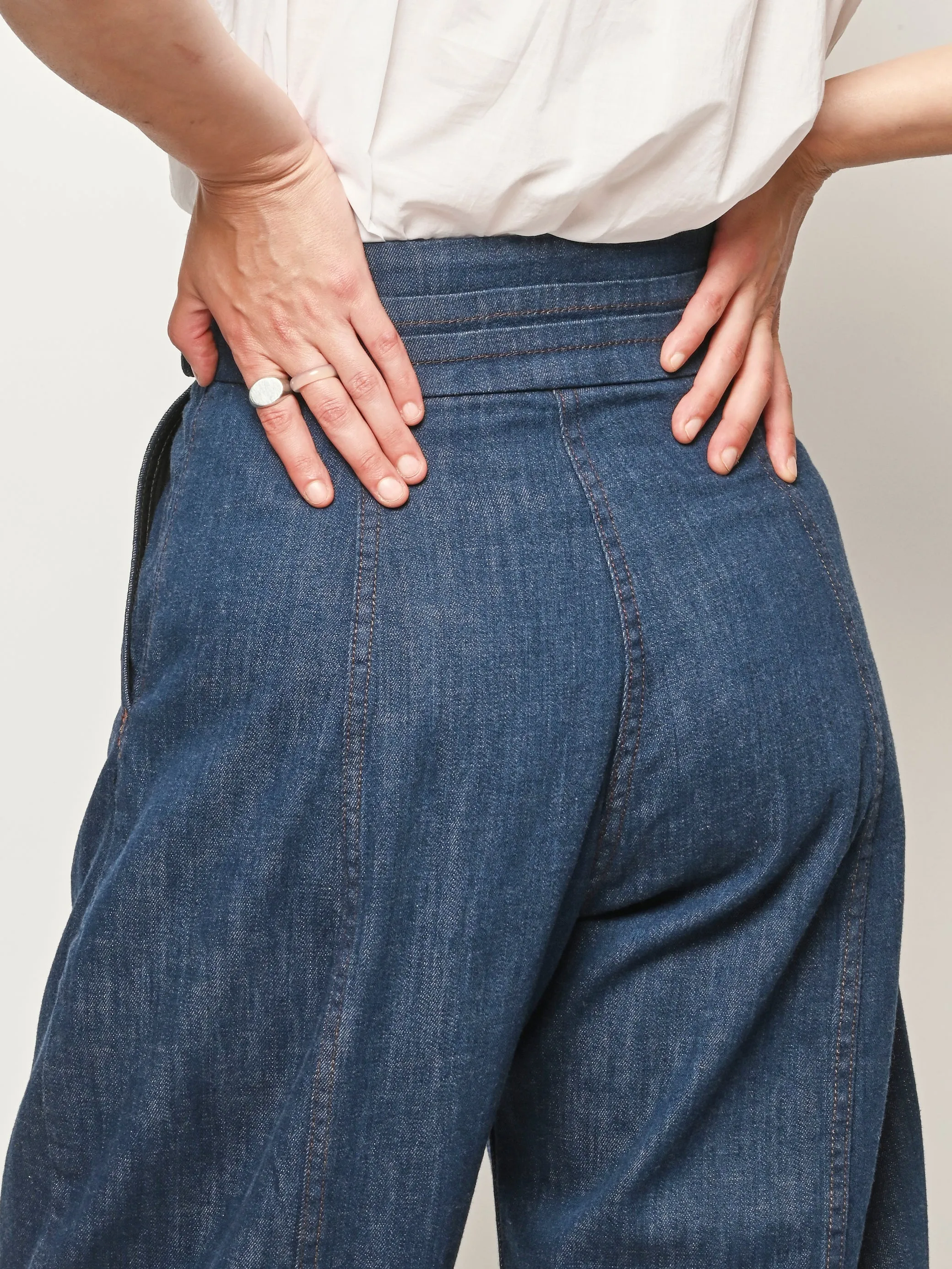 Raw Wash Nite Pant sold by Frances May Houseline product image thumbnail 5