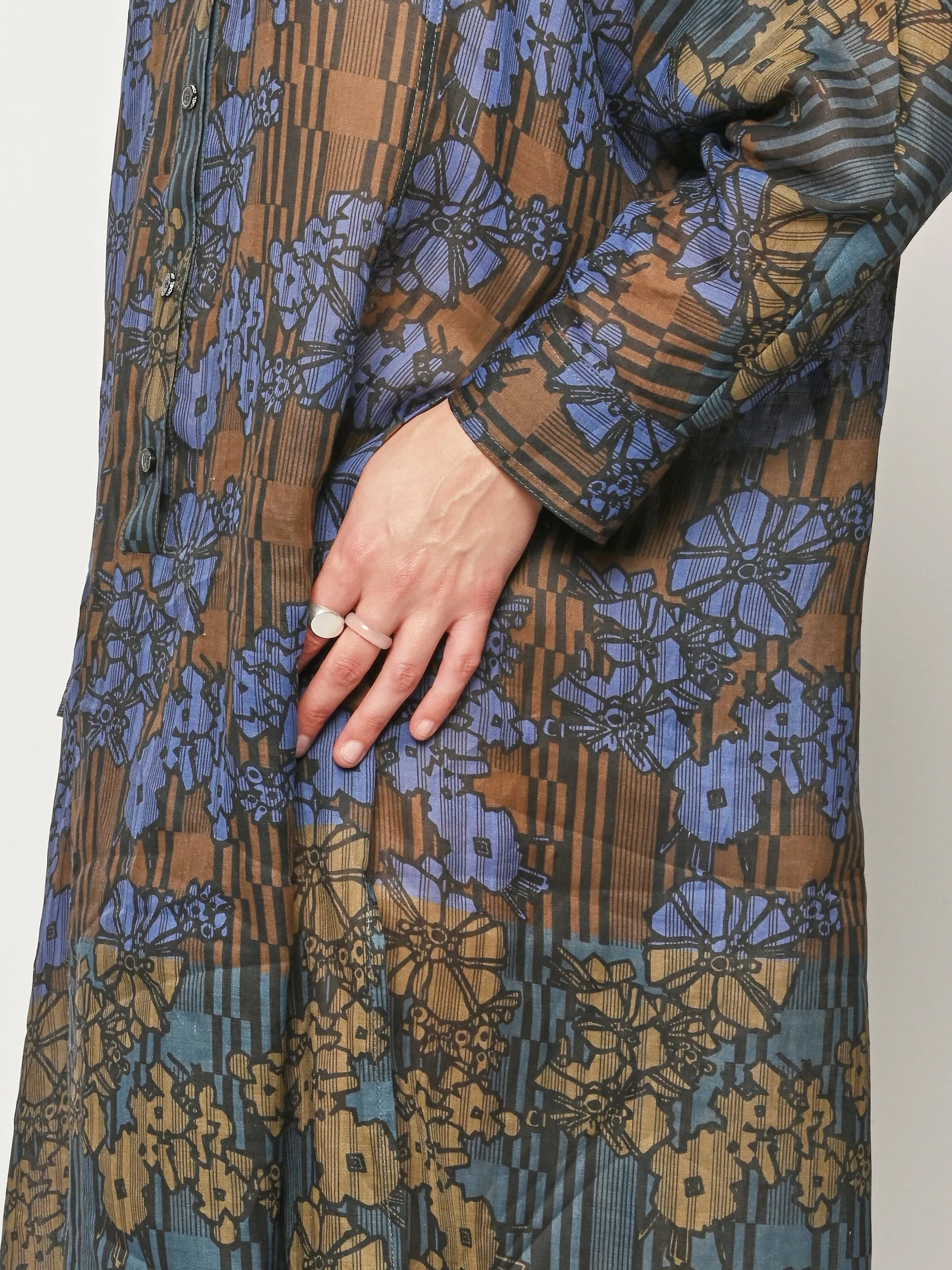 Teal Solictous Dress sold by Frances May Houseline product image thumbnail 4