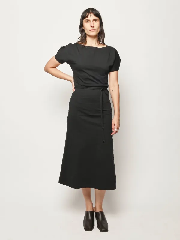 Black Belted Dress made by Lemaire