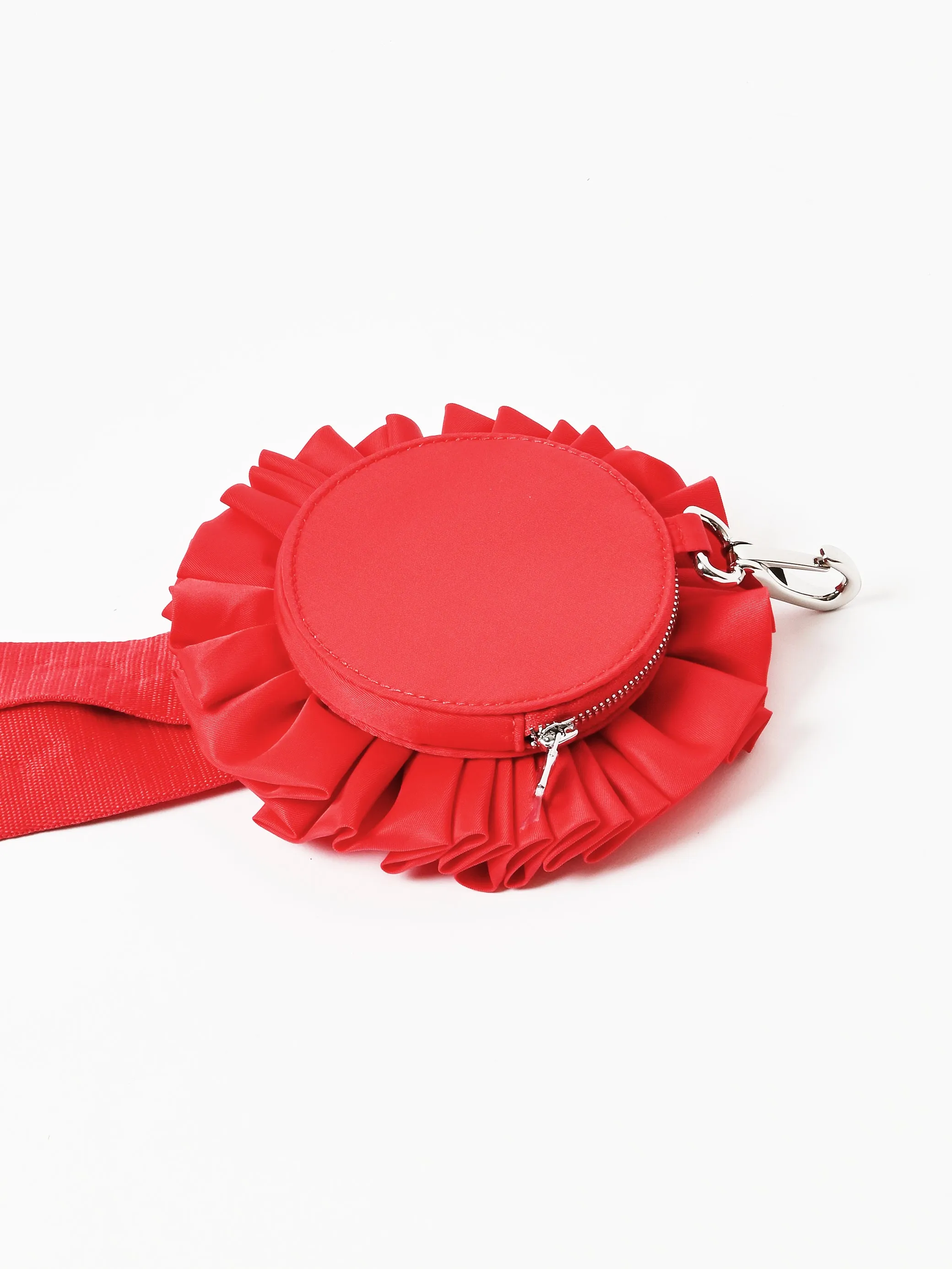 Red Ribbon Rosette Coin Purse W/Emb sold by Frances May Houseline product image thumbnail 3