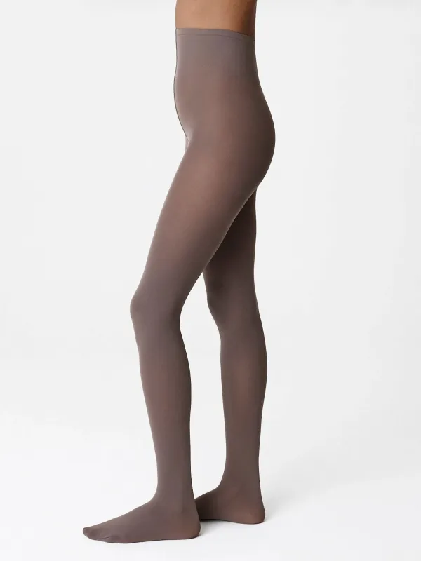 60 Den Mauve Olivia Premium Tights made by SWEDISH STOCKINGS