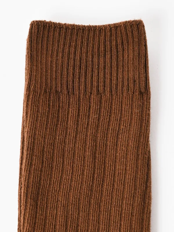 Ocular Rib Overankle Socks made by Baserange