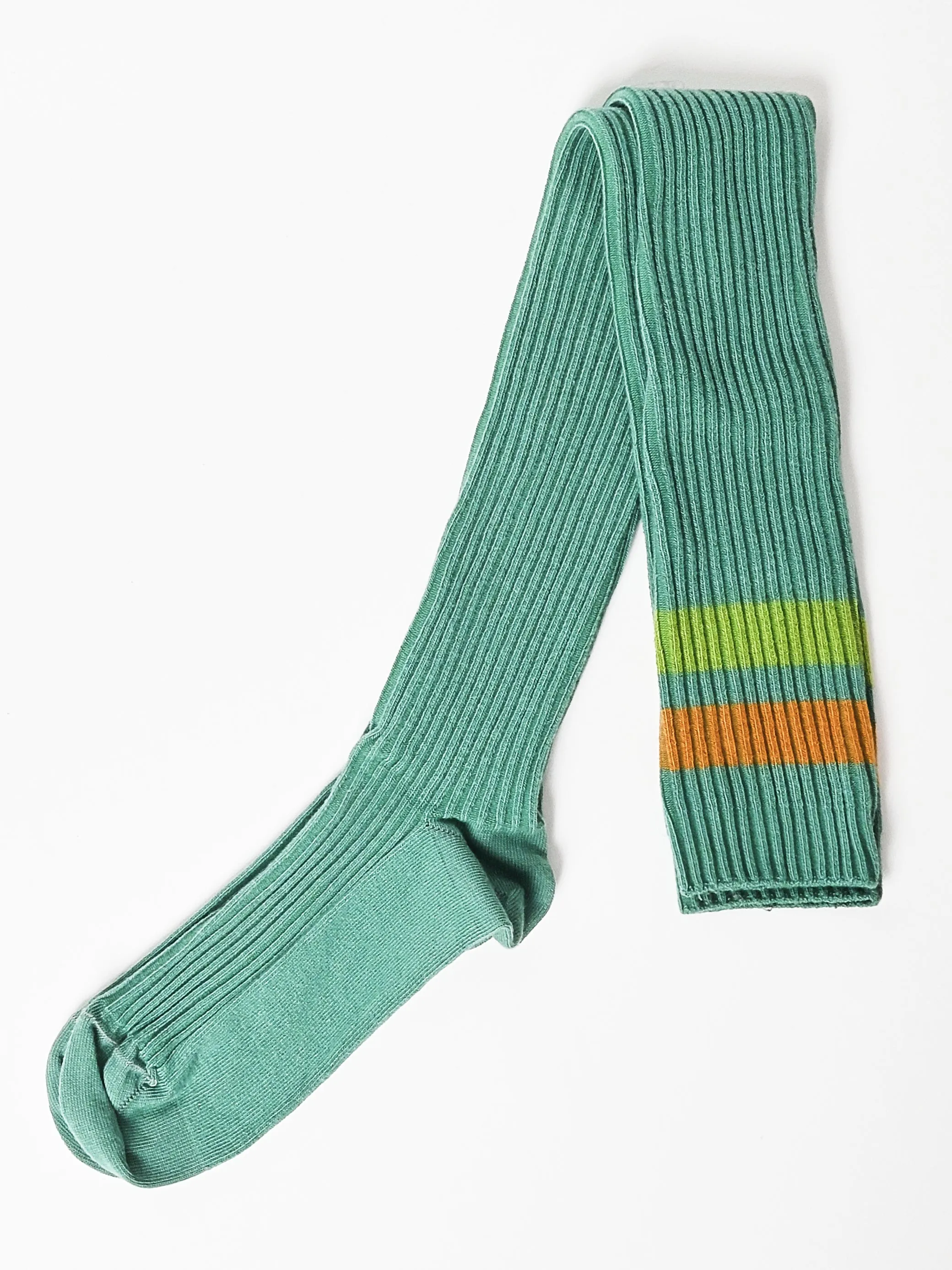 Orbit Green Race Overknee Socks sold by Frances May Houseline product image thumbnail 2