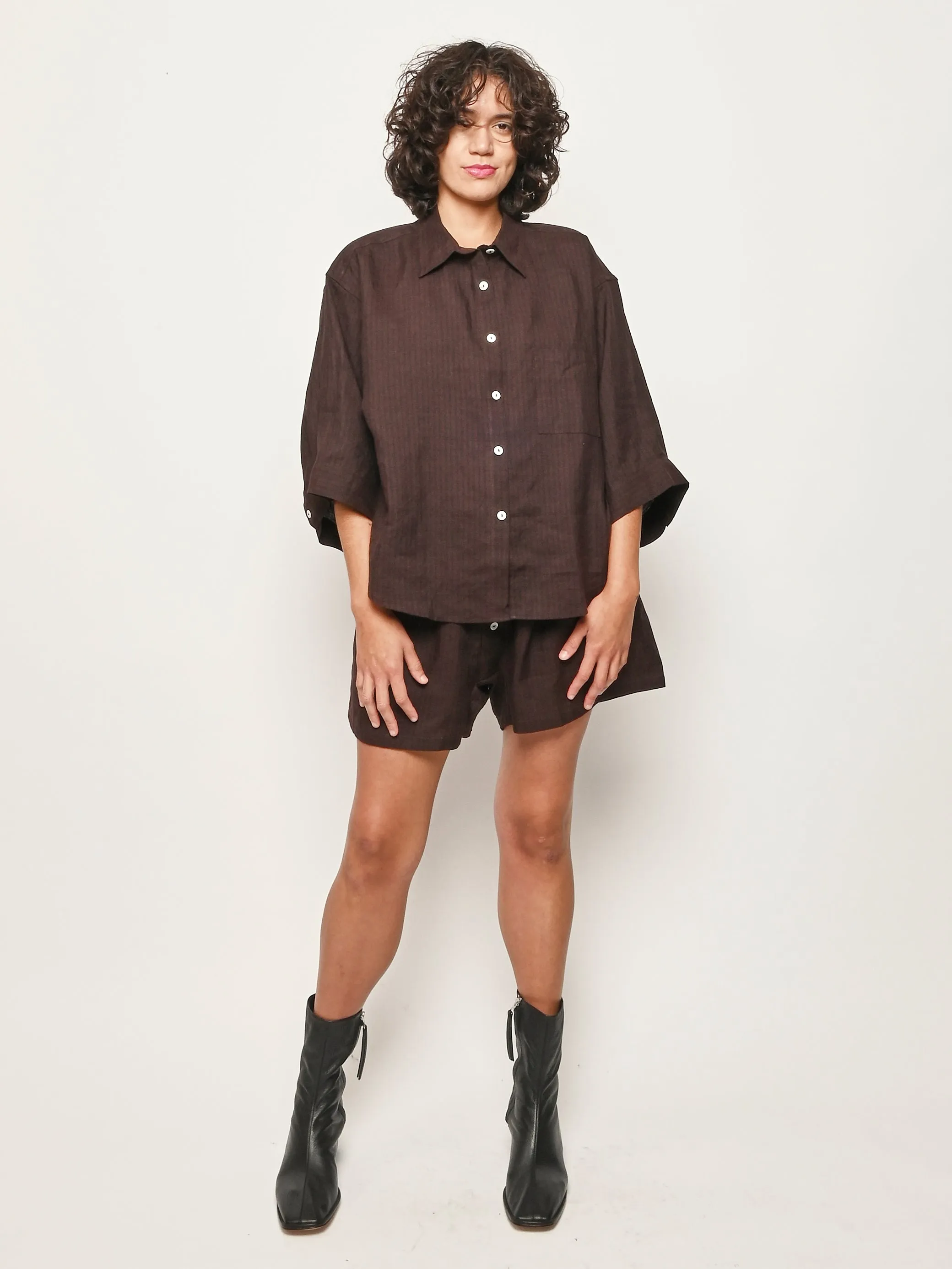 Brown/Black Stripe 03 Set sold by Frances May Houseline product image thumbnail 2