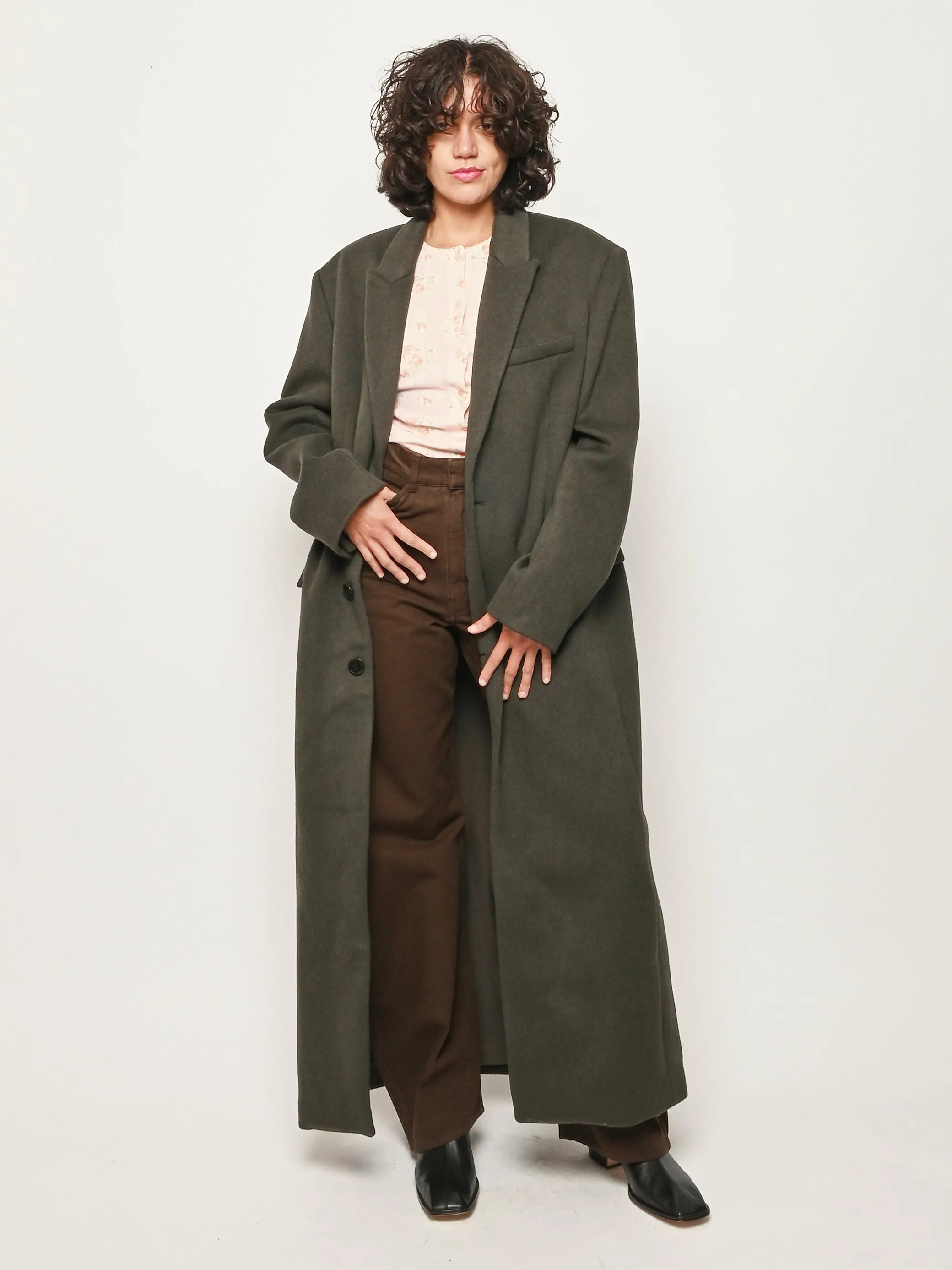 Loden Wool Coating Tailored Mens Coat sold by Frances May Houseline product image thumbnail 2