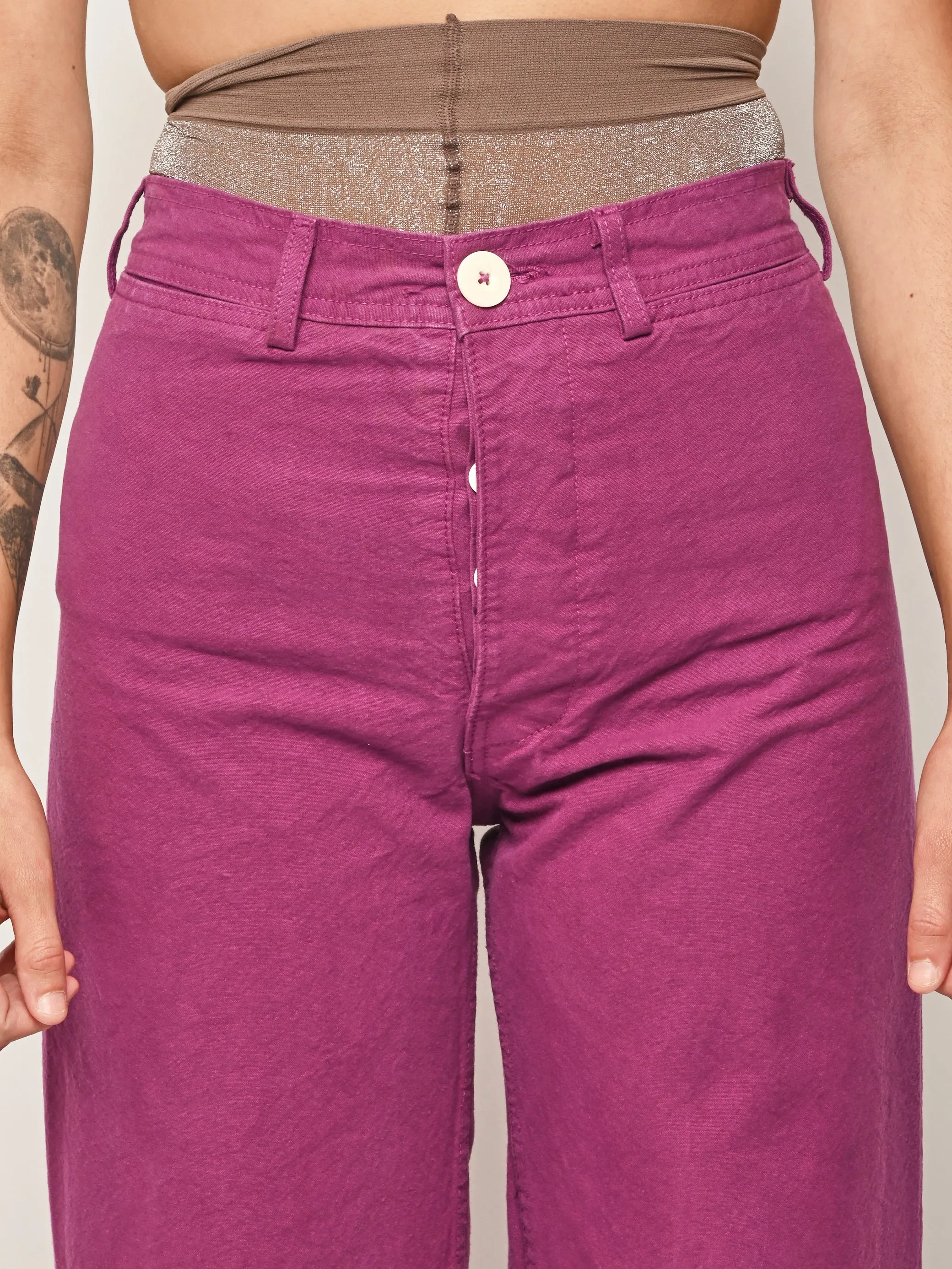 Beet Sailor Pant sold by Frances May Houseline product image thumbnail 3