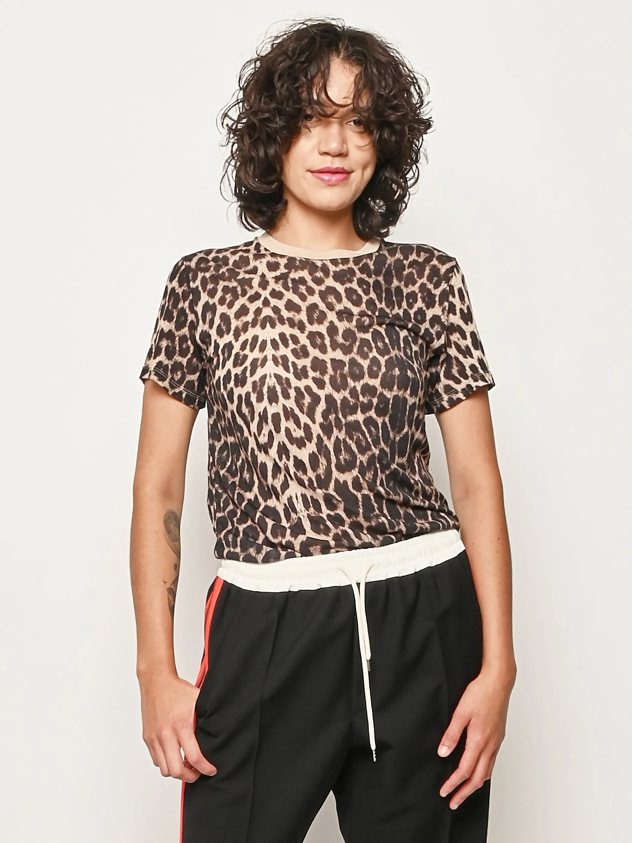Leopard Circulose T-Shirt sold by Frances May Houseline product image thumbnail 2