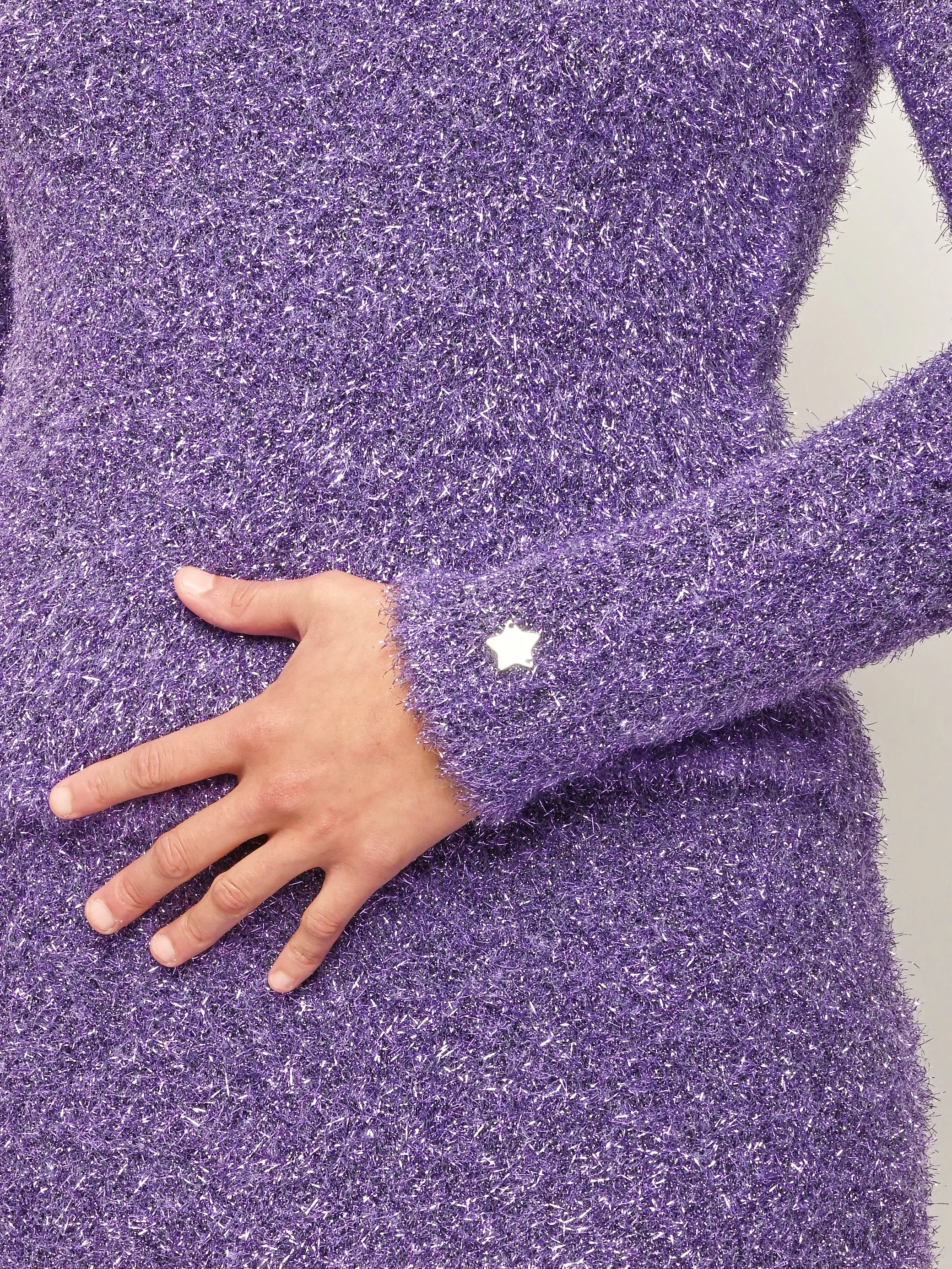 Purple Tinsel Curio Sweater sold by Frances May Houseline product image thumbnail 4