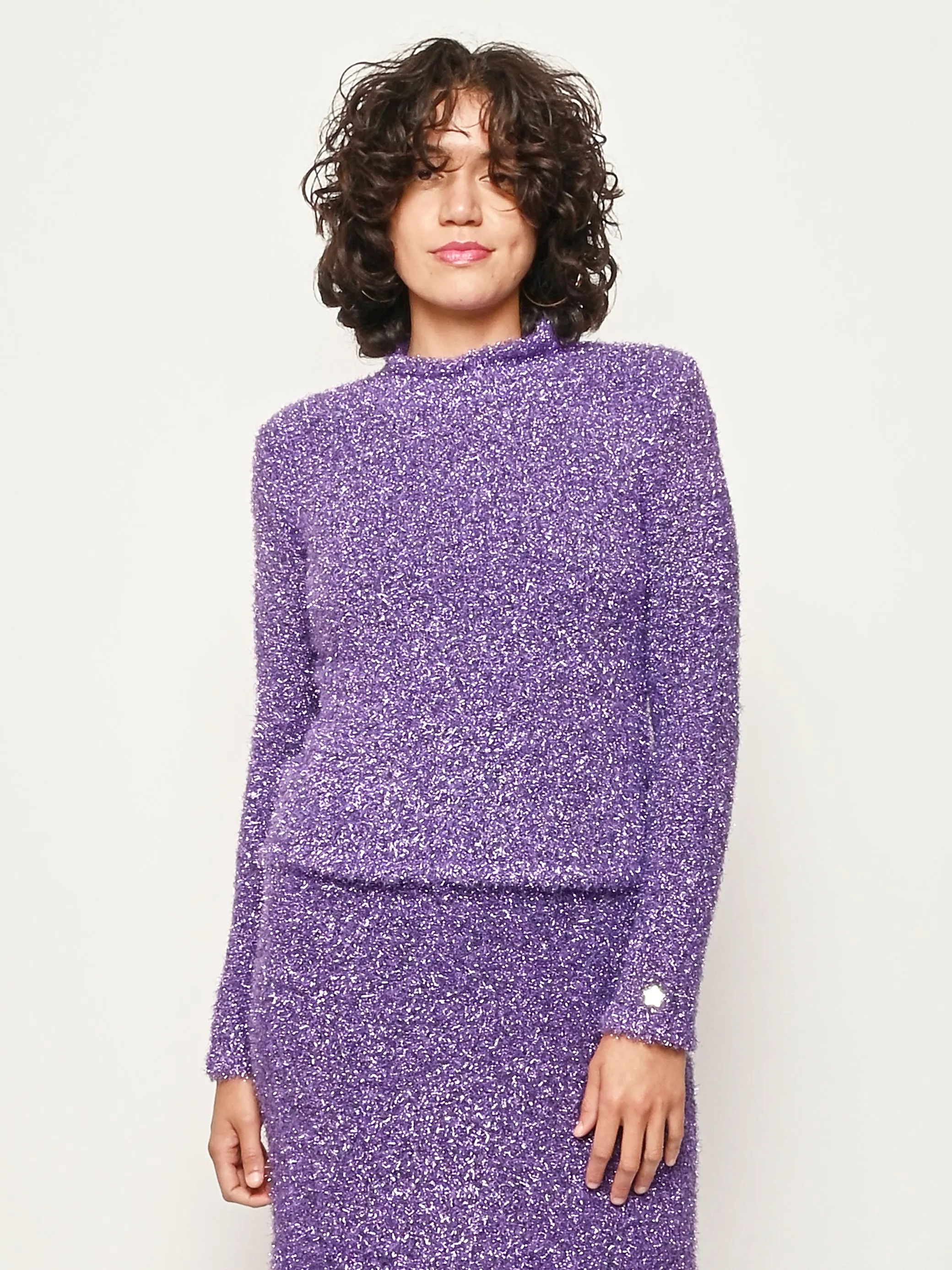 Purple Tinsel Curio Sweater sold by Frances May Houseline product image thumbnail 2