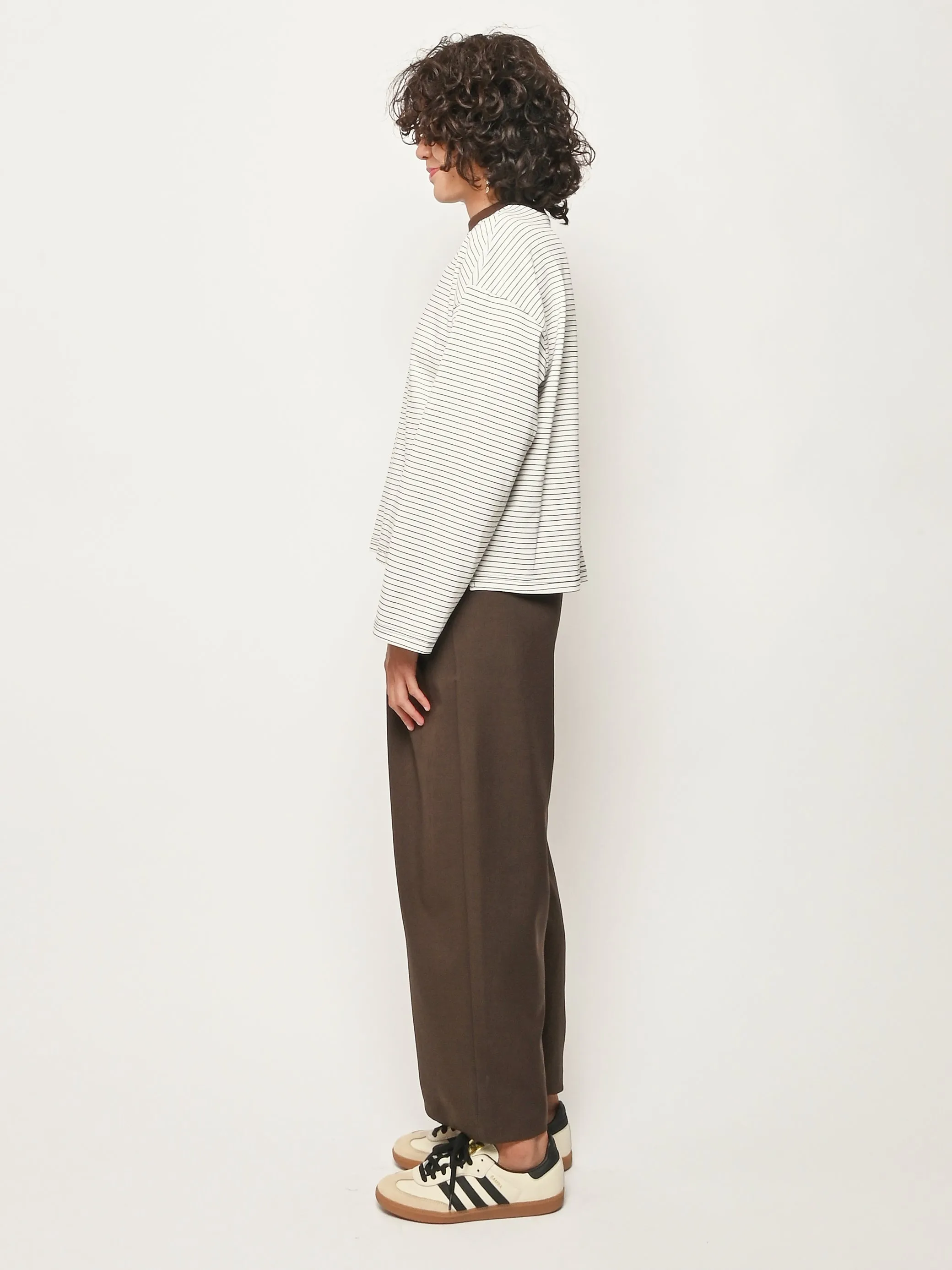 White Stripe Nora Top sold by Frances May Houseline product image thumbnail 5