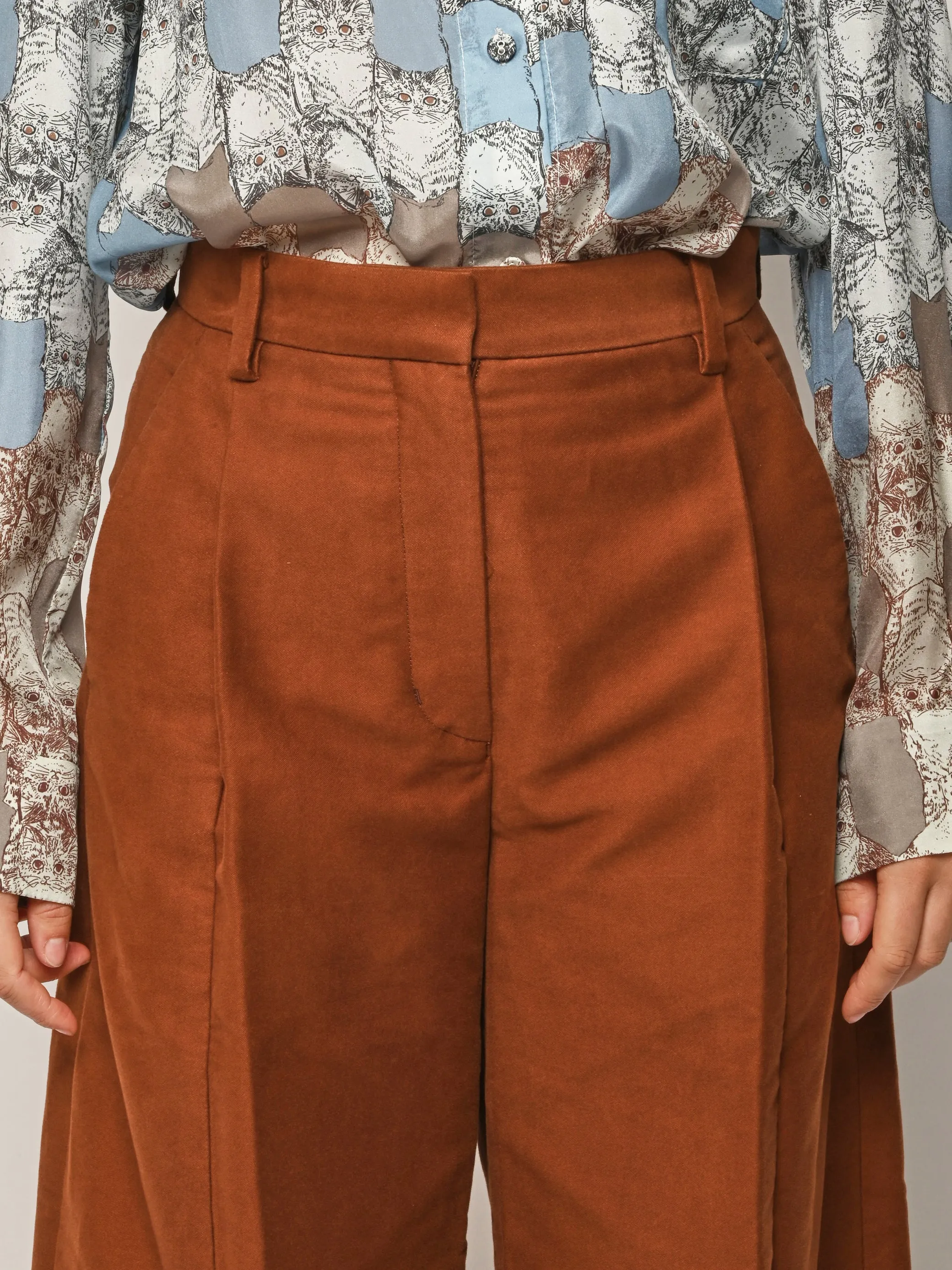 Cinnamon Cacao Trousers sold by Frances May Houseline product image thumbnail 3