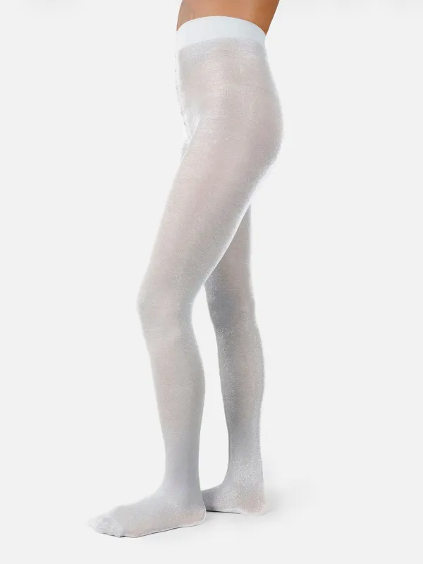 20 Den Light Grey Tora Shimmery Tights made by SWEDISH STOCKINGS