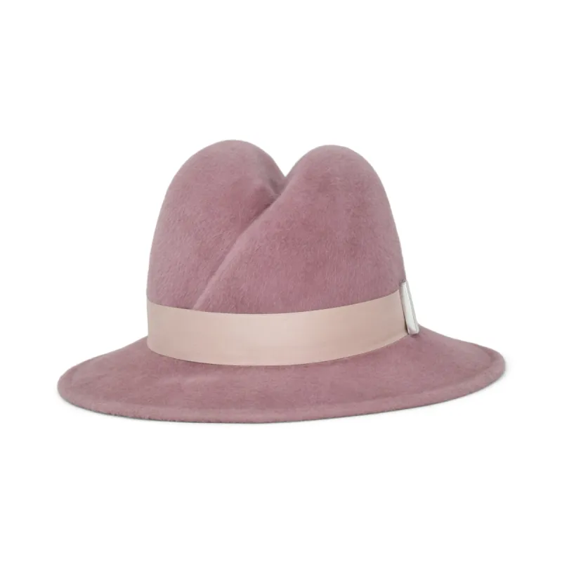 Nell Fedora | Dusty Rose sold by Gigi Burris