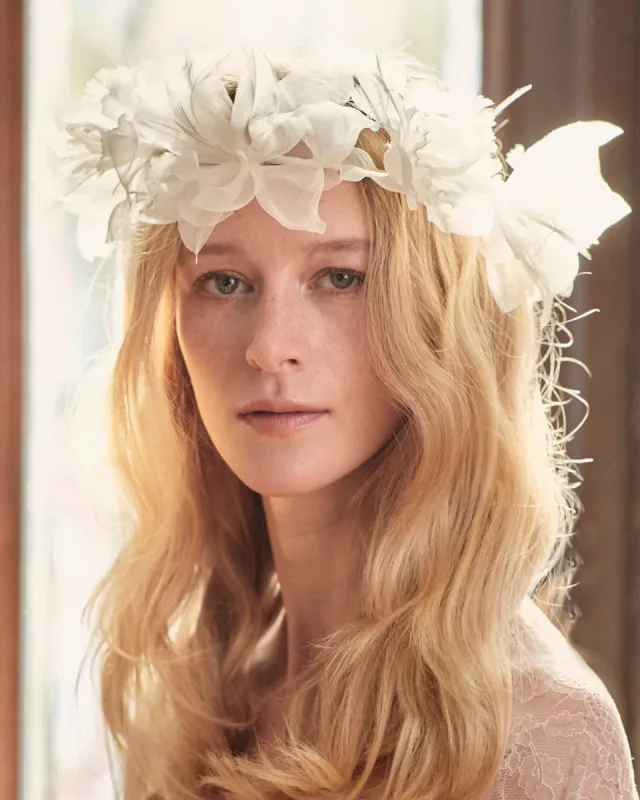 Organza Flower Crown sold by Gigi Burris