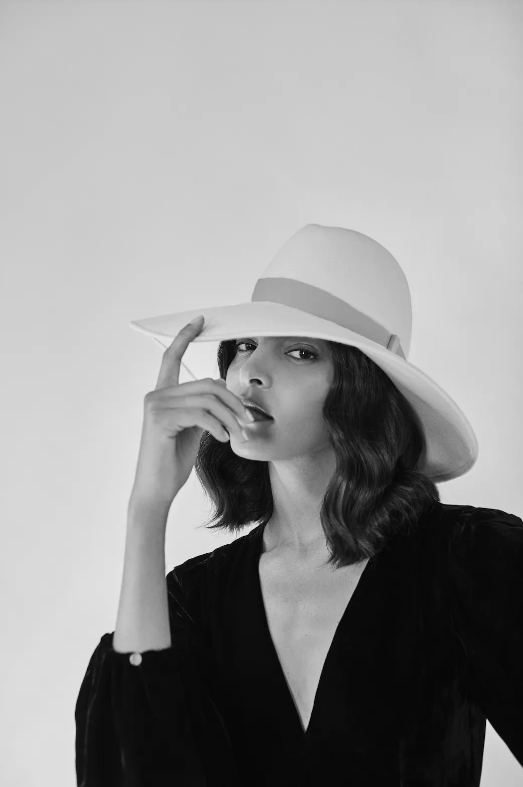 Requiem Fedora | Dusty Rose sold by Gigi Burris product image thumbnail 4