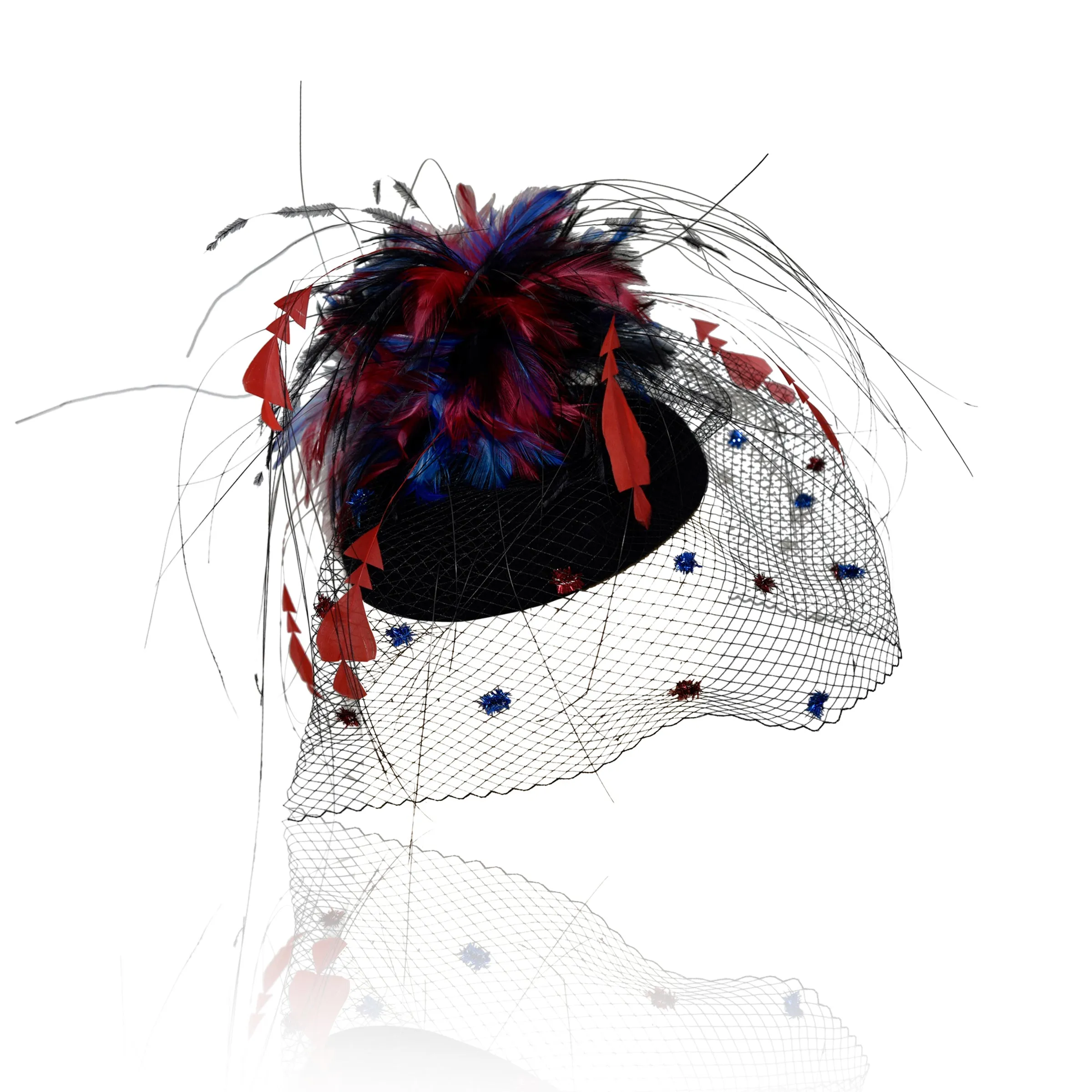 Couture Collection | Americana Fascinator sold by Gigi Burris