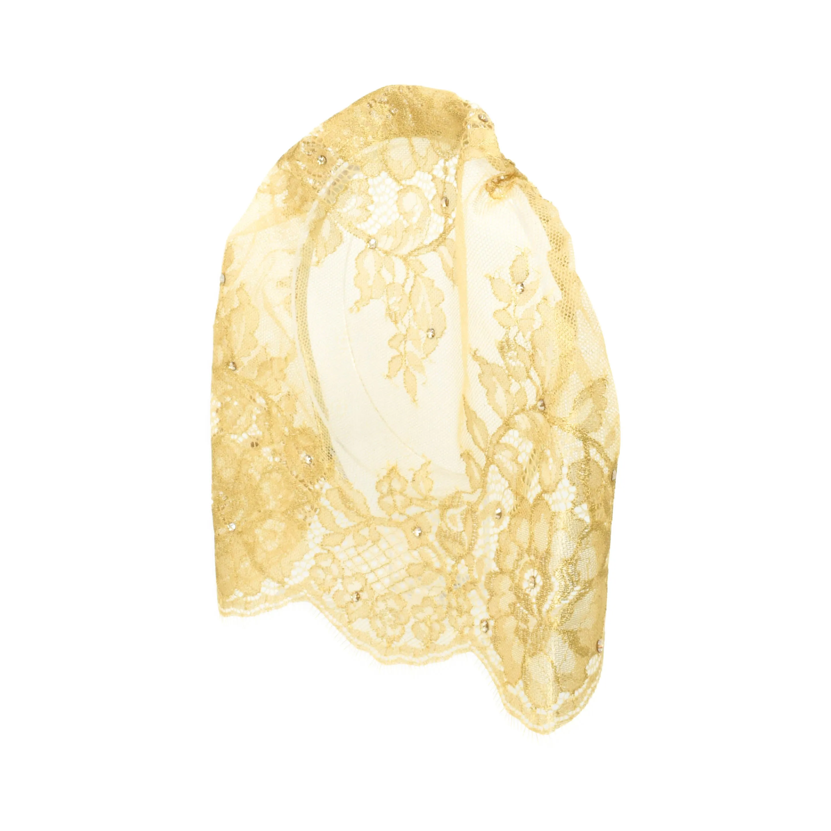Golden Chantilly Veil sold by Gigi Burris product image thumbnail 2