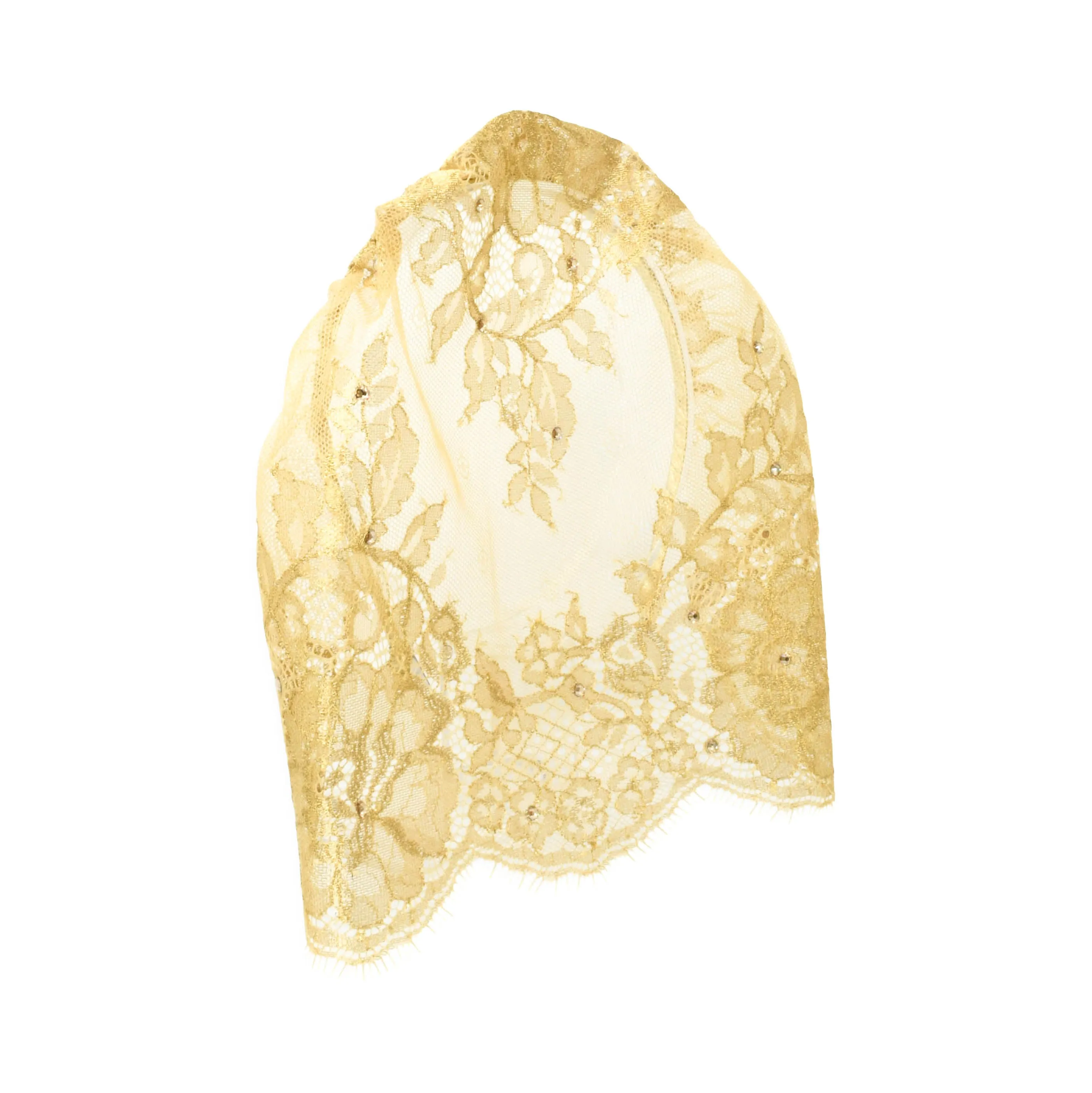 Golden Chantilly Veil sold by Gigi Burris product image thumbnail 3