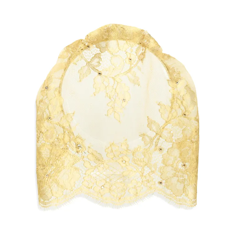 Golden Chantilly Veil sold by Gigi Burris