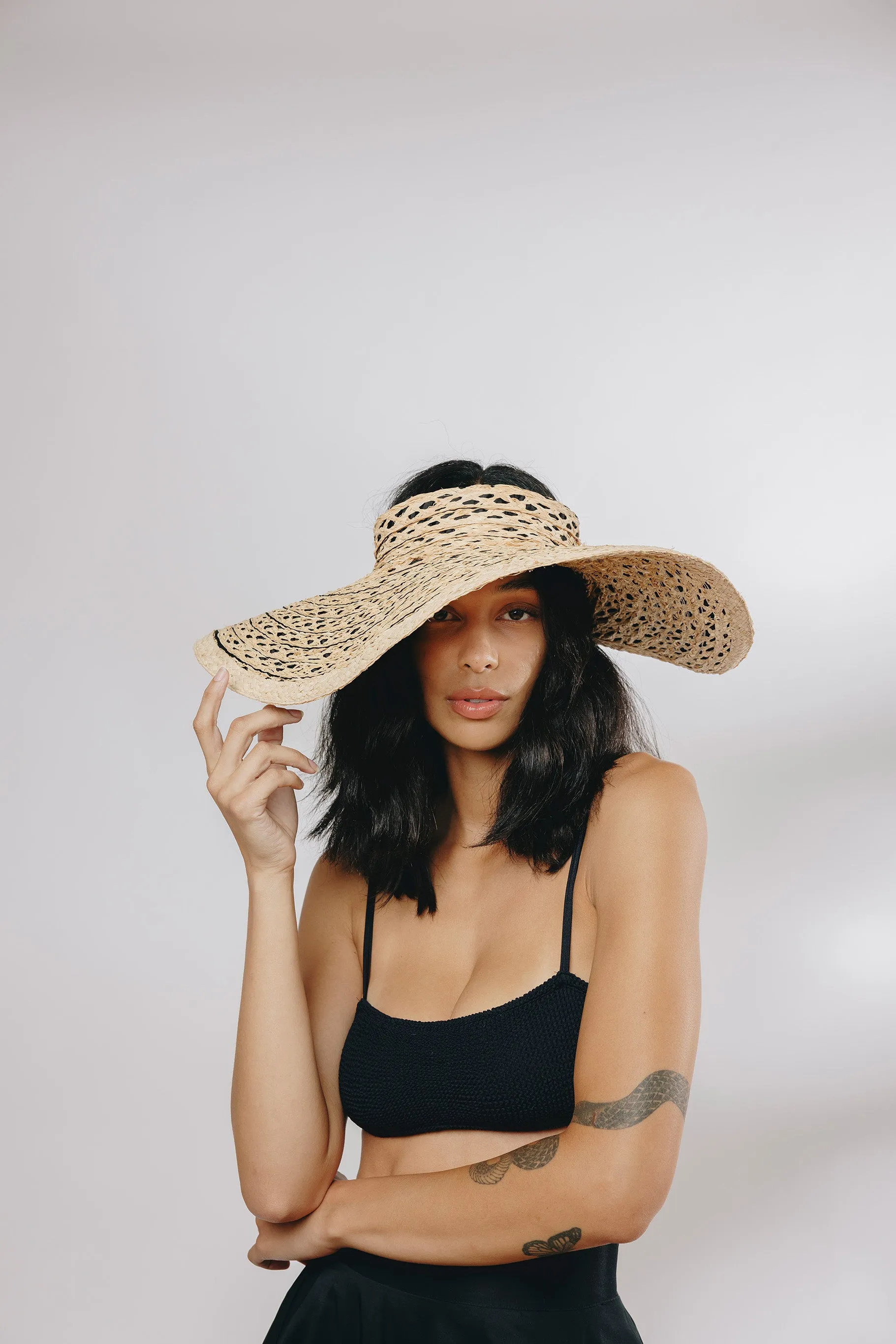 Margot Visor | Natural sold by Gigi Burris product image thumbnail 3