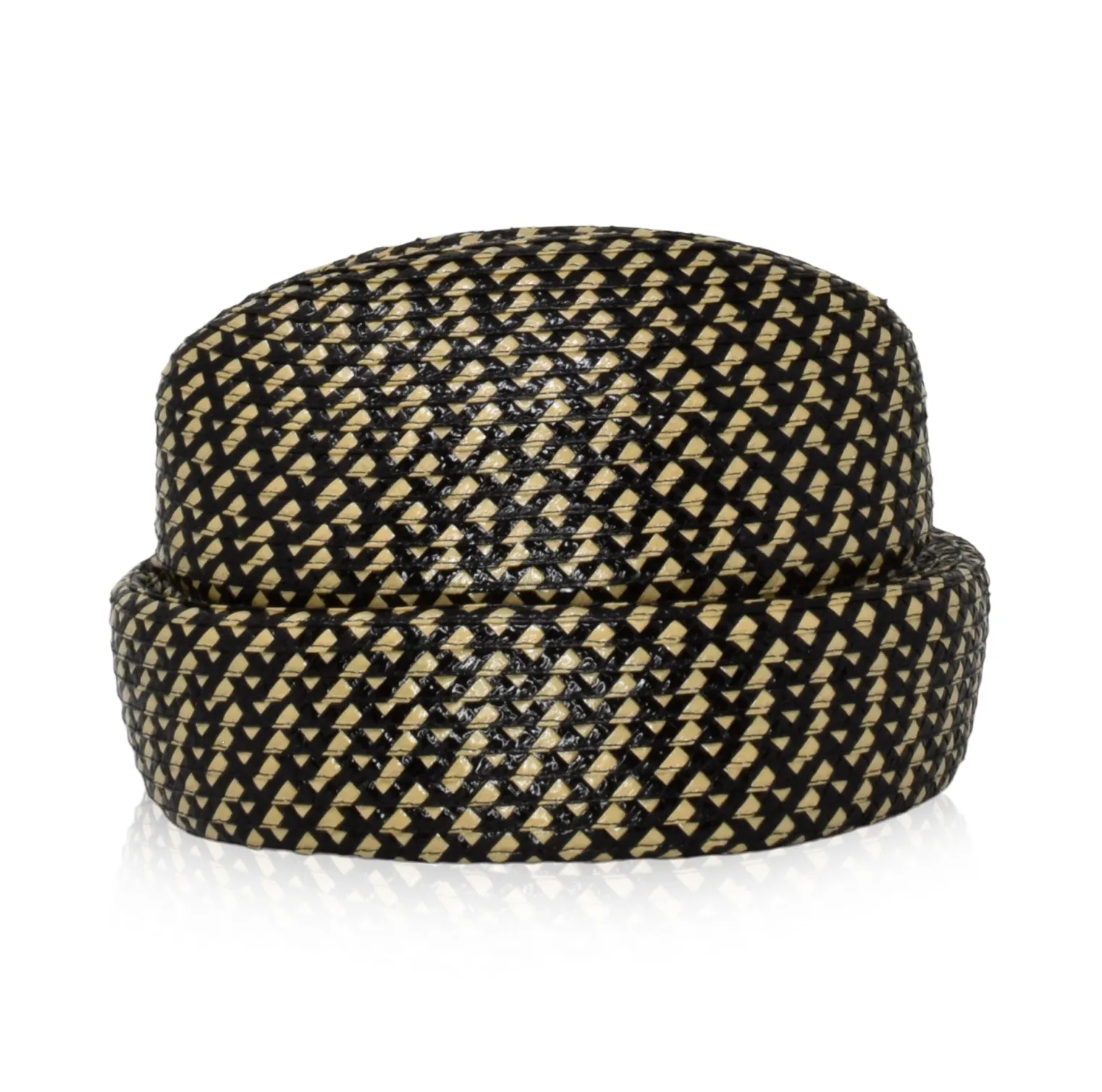 Sharina | Black and Pina Straw sold by Gigi Burris product image thumbnail 2