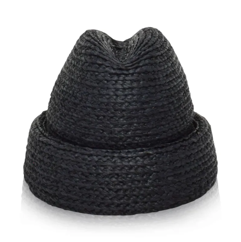 Sharina | Black Raffia Straw sold by Gigi Burris