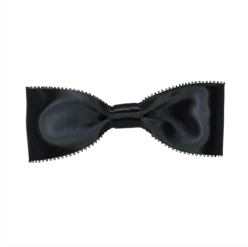 Vintage Satin Flocked | Black sold by Gigi Burris