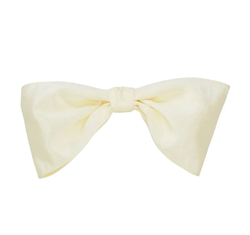 Moire Kathryn Bow | Ivory sold by Gigi Burris