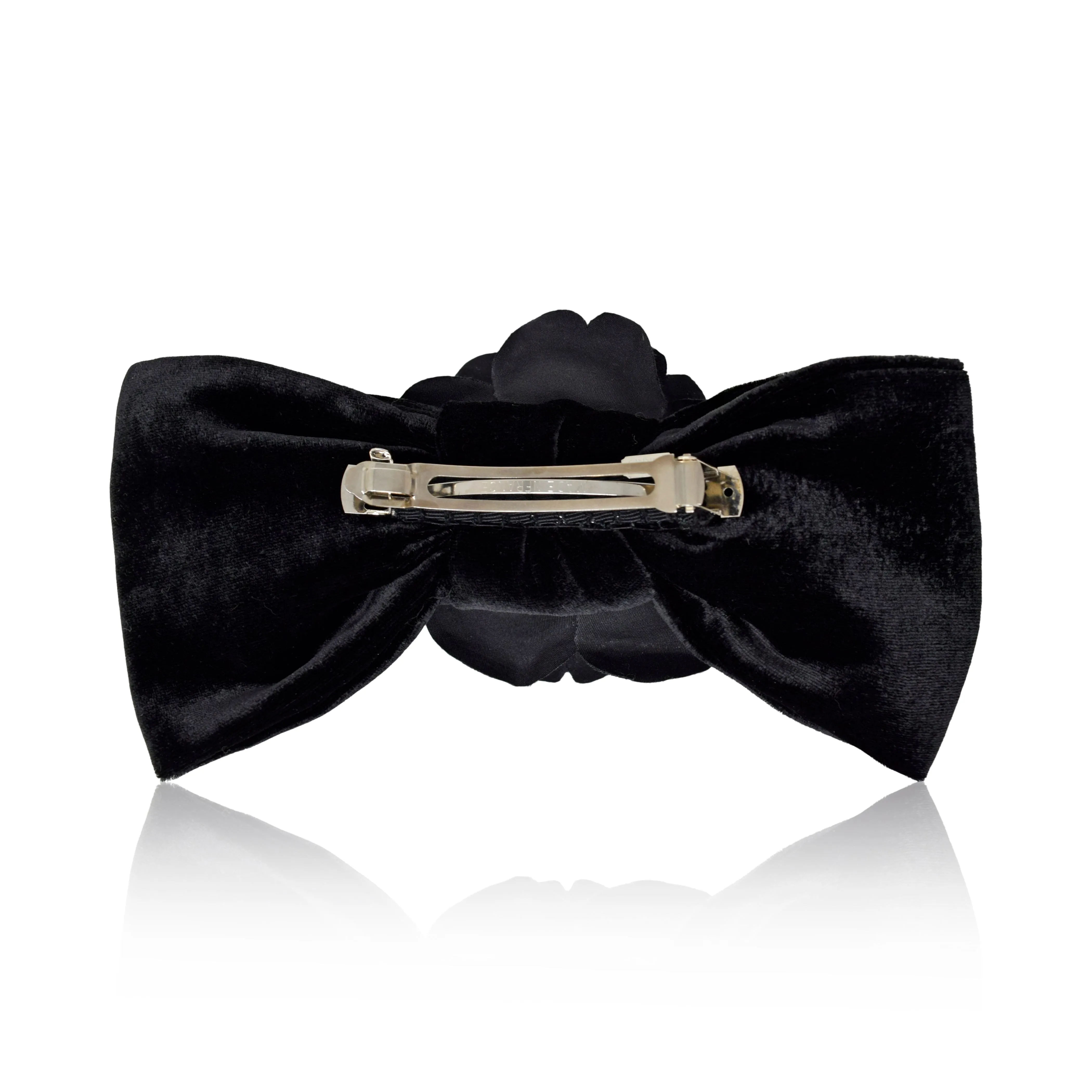 Rosalyn Velvet Bow | Black sold by Gigi Burris product image thumbnail 3